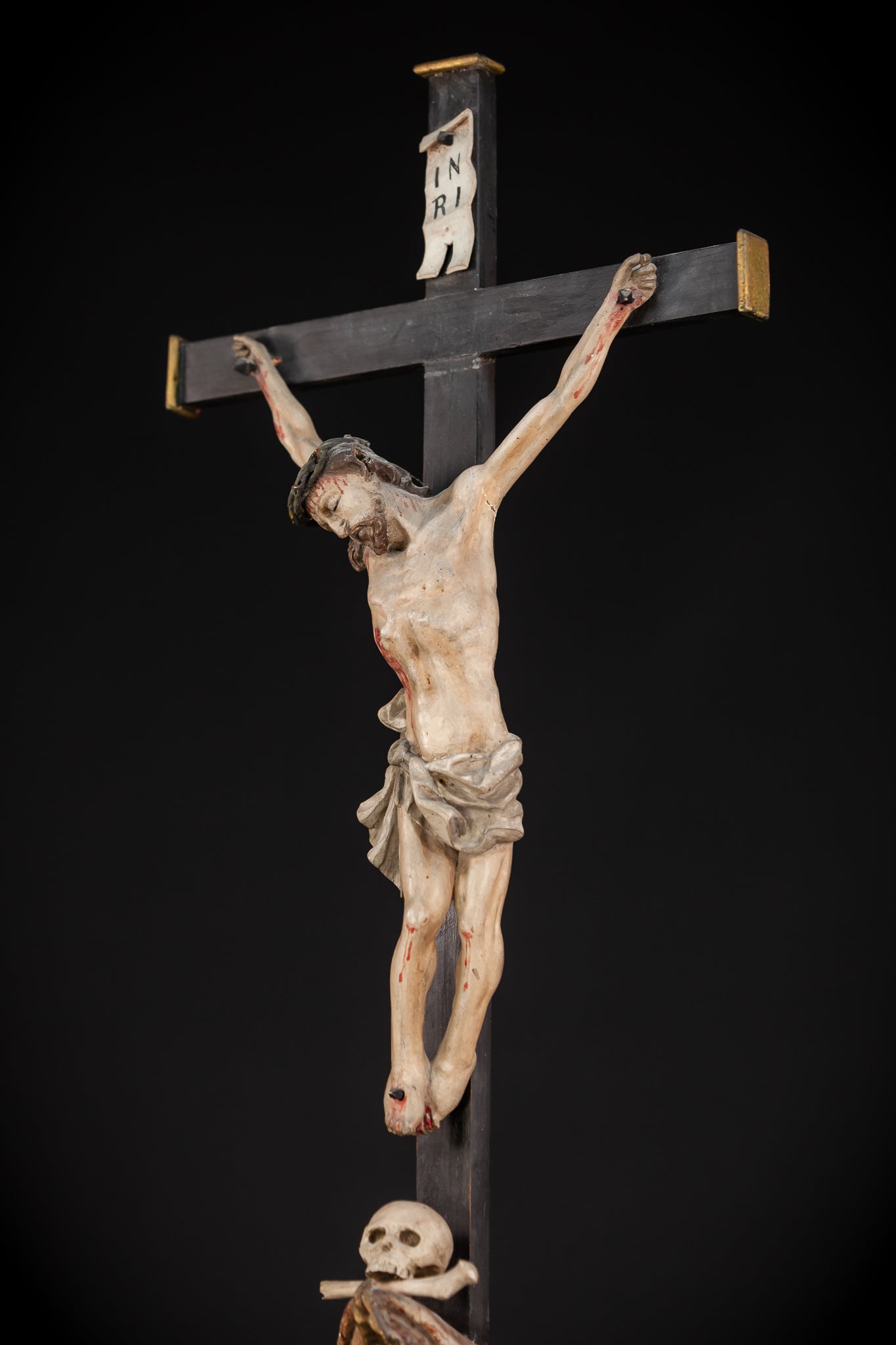 RESERVED for Greg: Altar Crucifix | 1700s Baroque | 26" / 66 cm