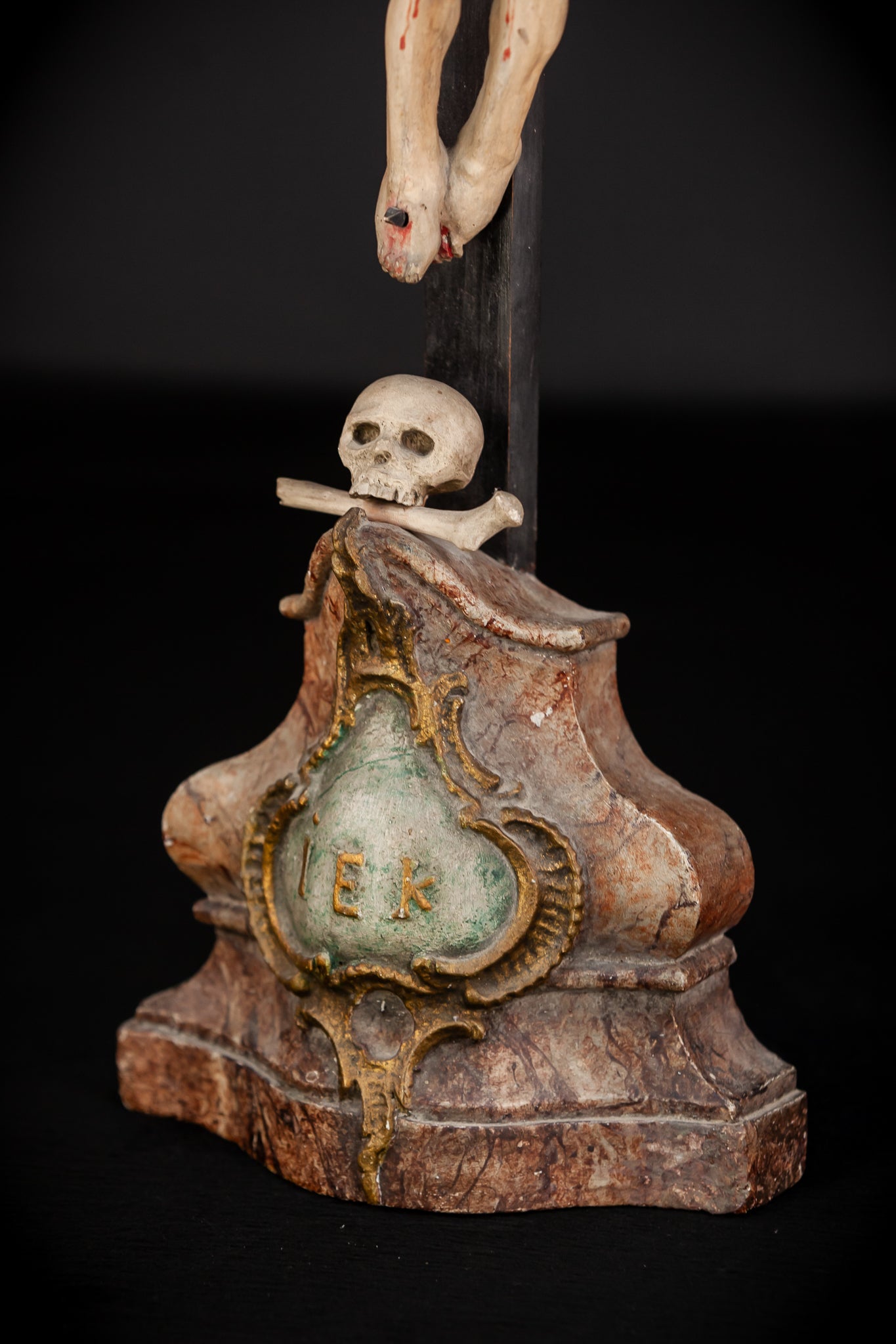 RESERVED for Greg: Altar Crucifix | 1700s Baroque | 26" / 66 cm