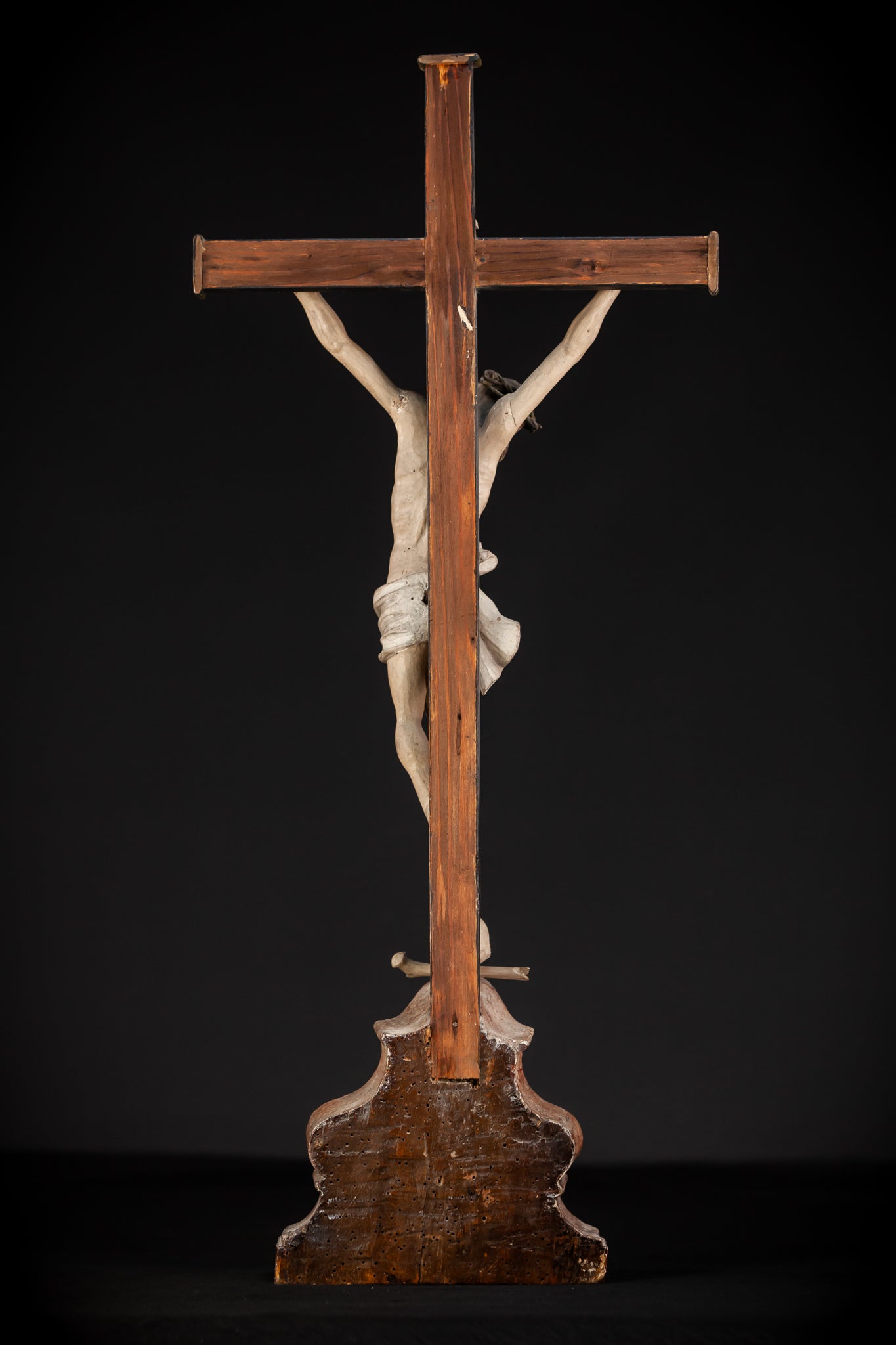 RESERVED for Greg: Altar Crucifix | 1700s Baroque | 26" / 66 cm