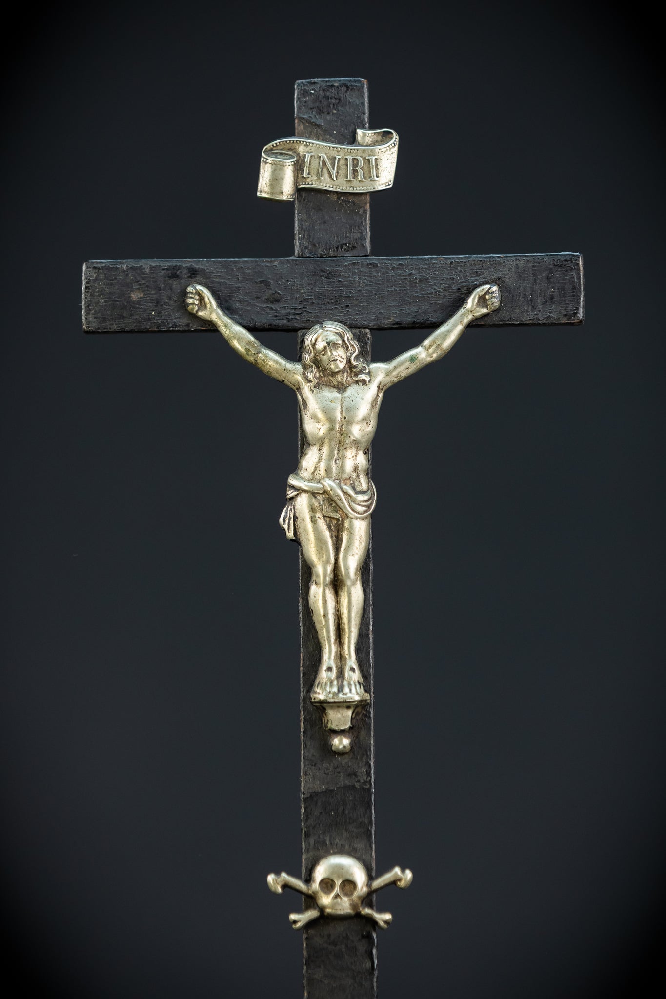 Wooden Altar Crucifix | 1700s | 13.8" / 35 cm