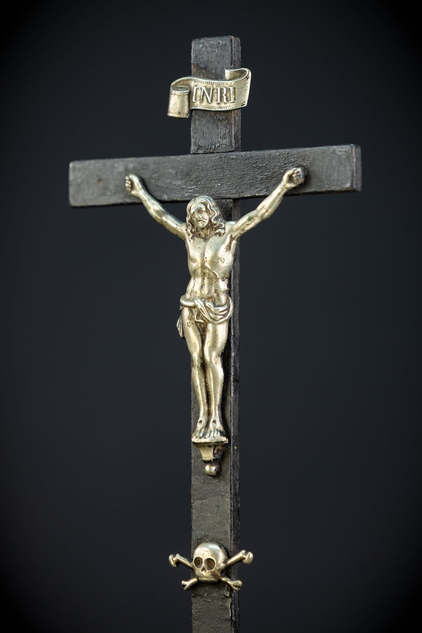 Wooden Altar Crucifix | 1700s | 13.8" / 35 cm