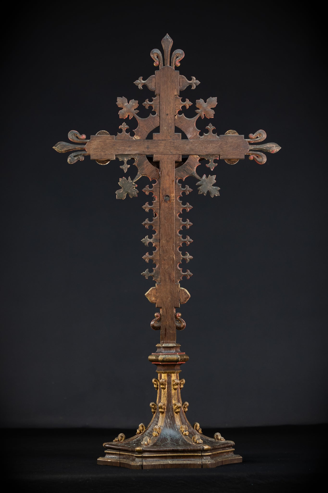 Crucifix Altar | French Baroque Cross | 1700s | 28.7"