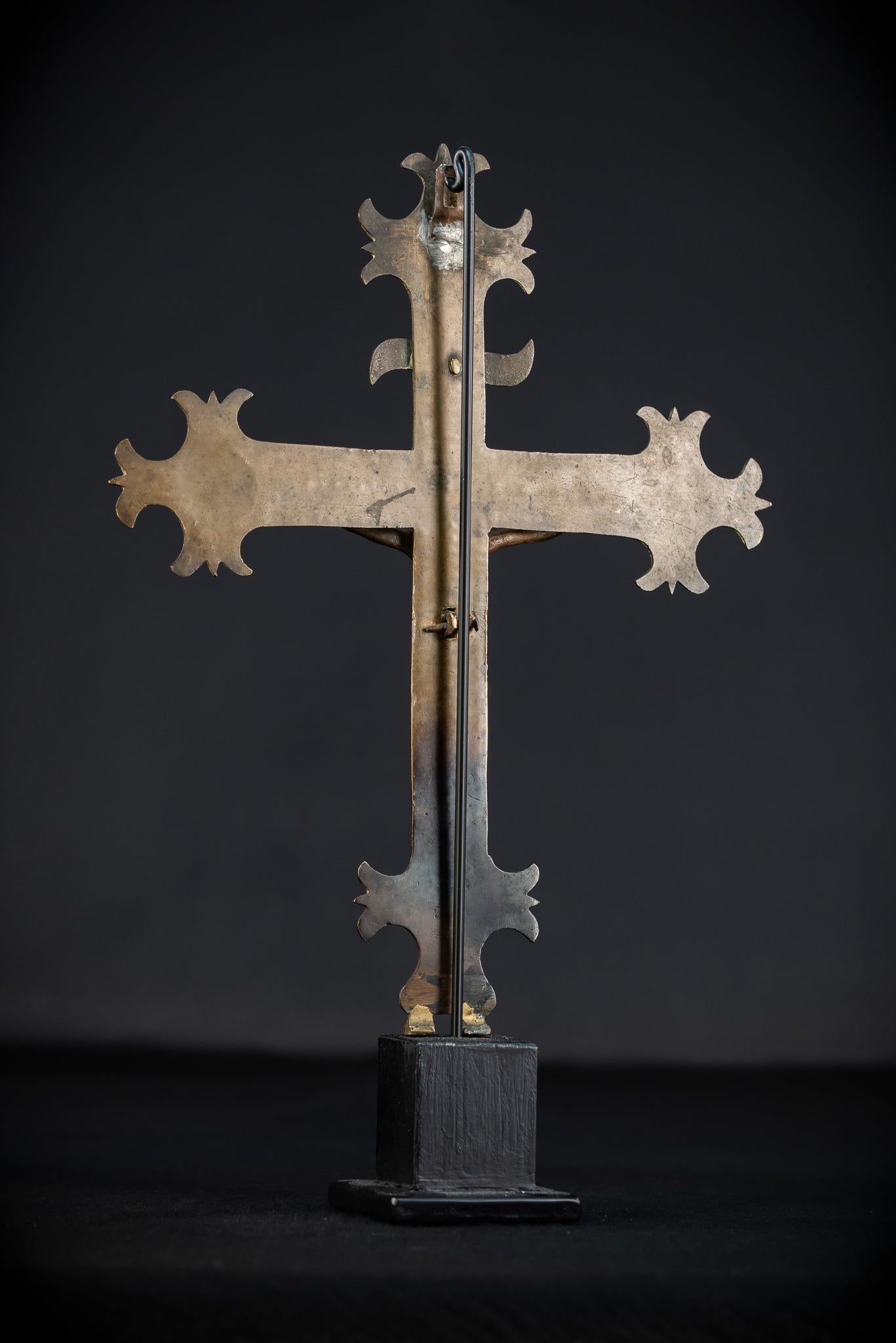 Crucifix Processional | Bronze 1800s | 12.4"/ 31.5 cm