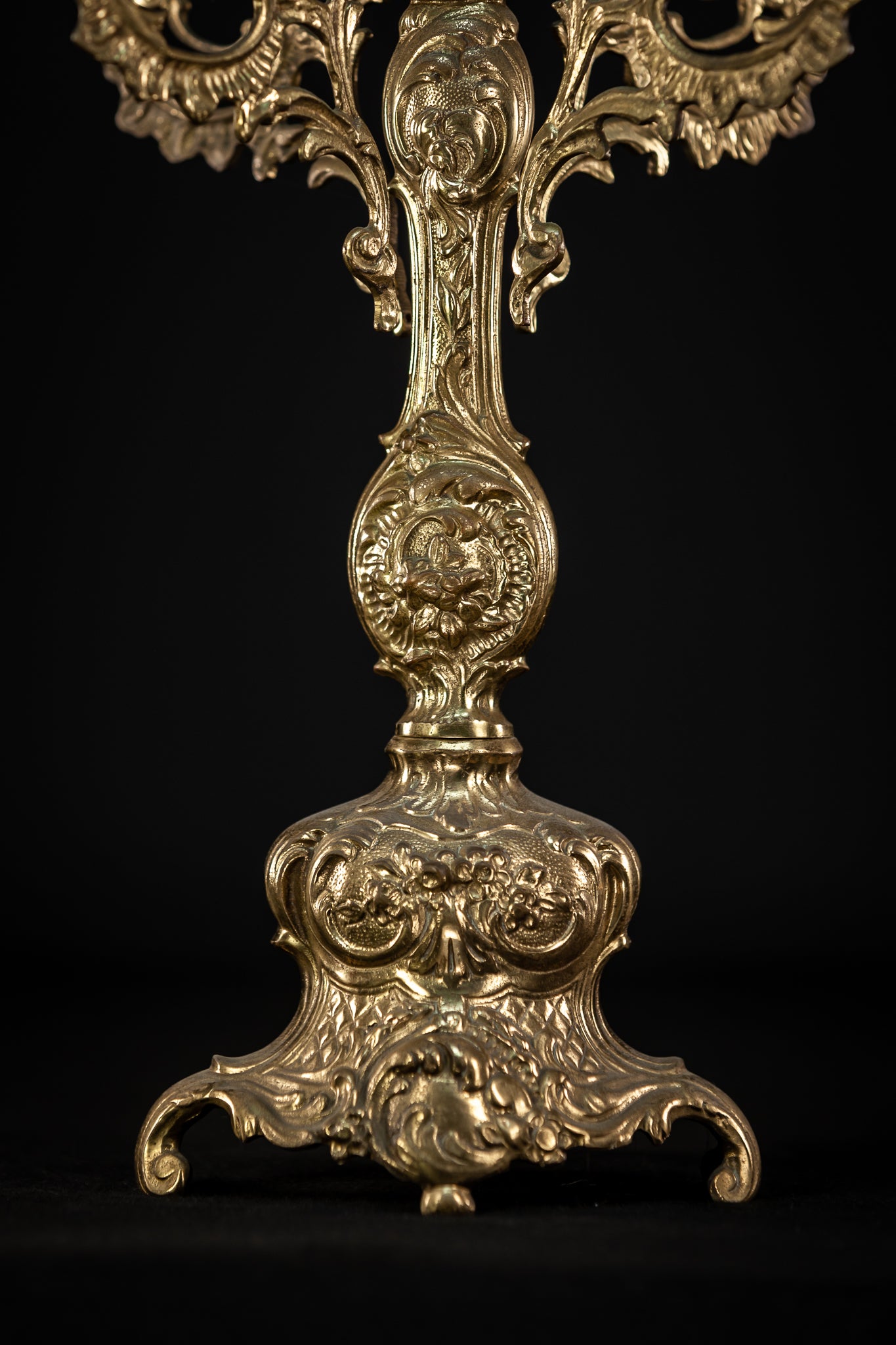 Candelabra Bronze Gilded 5 Lights 16.7''