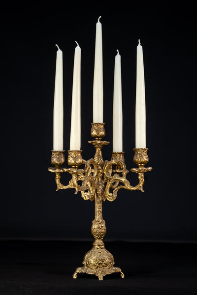 Candelabra Bronze 5 Lights 13.8''