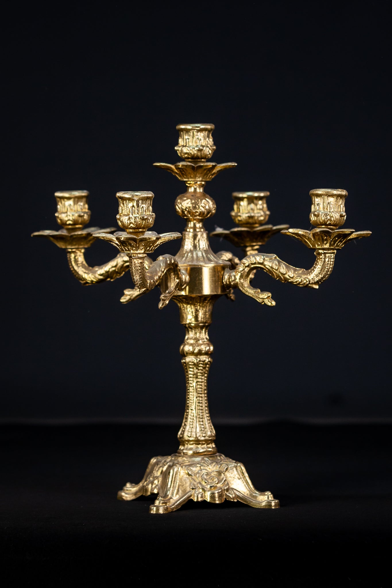 Candelabra Bronze 5 Lights 12.8''