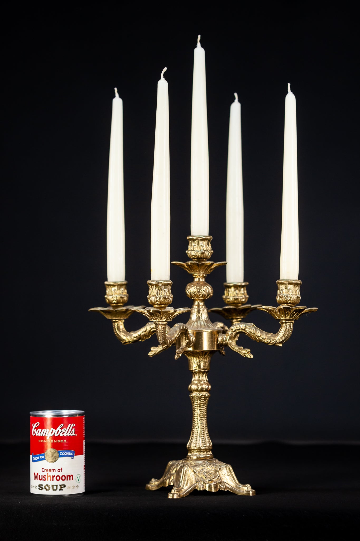 Candelabra Bronze 5 Lights 12.8''