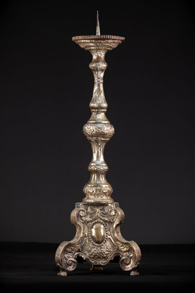 Candlestick Antique 1700s | Baroque | 26.4"