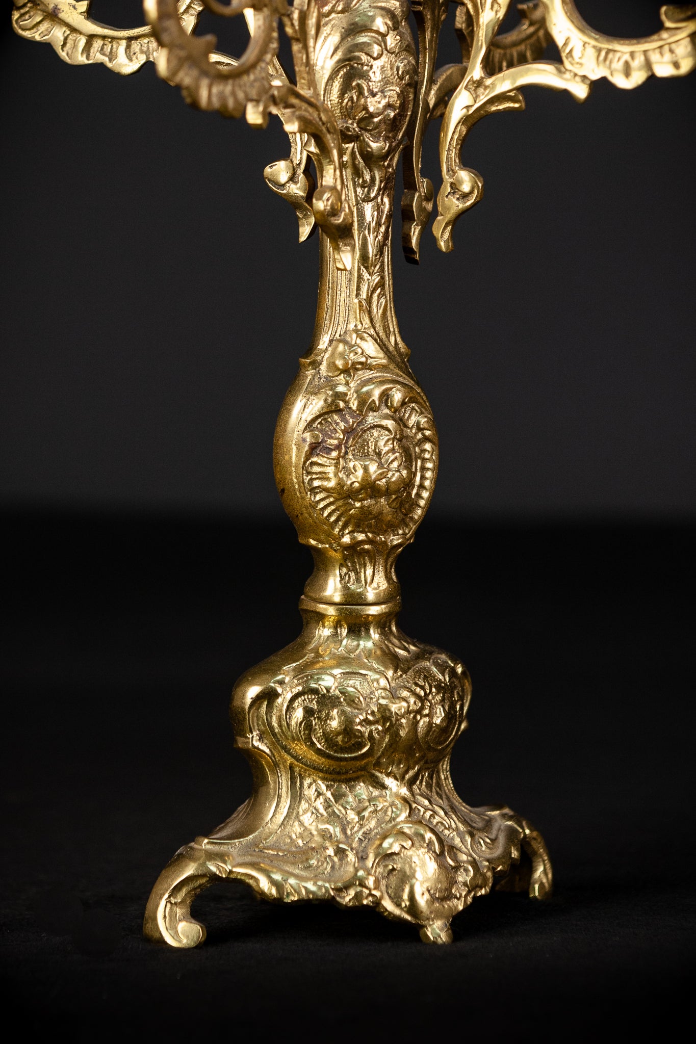 Bronze Vintage Candelabra 15.8'' / 40 cm
