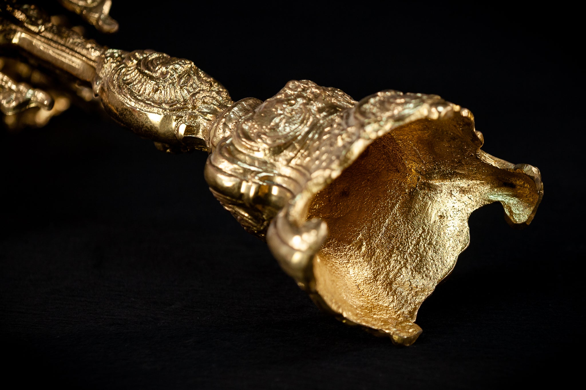 Pair of Bronze Candelabras  | Vintage 15" / 43 cm
