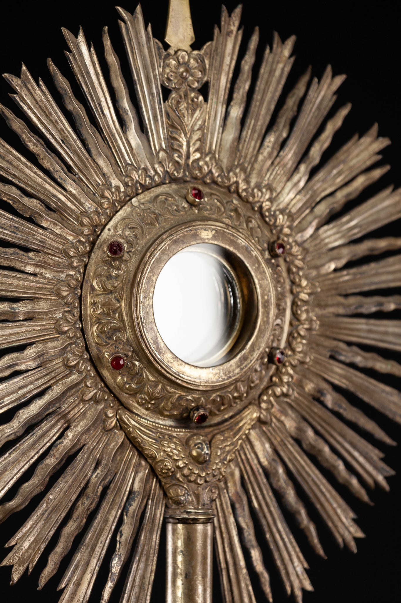 Monstrance Gilt | French 1600s Brass 27.6”