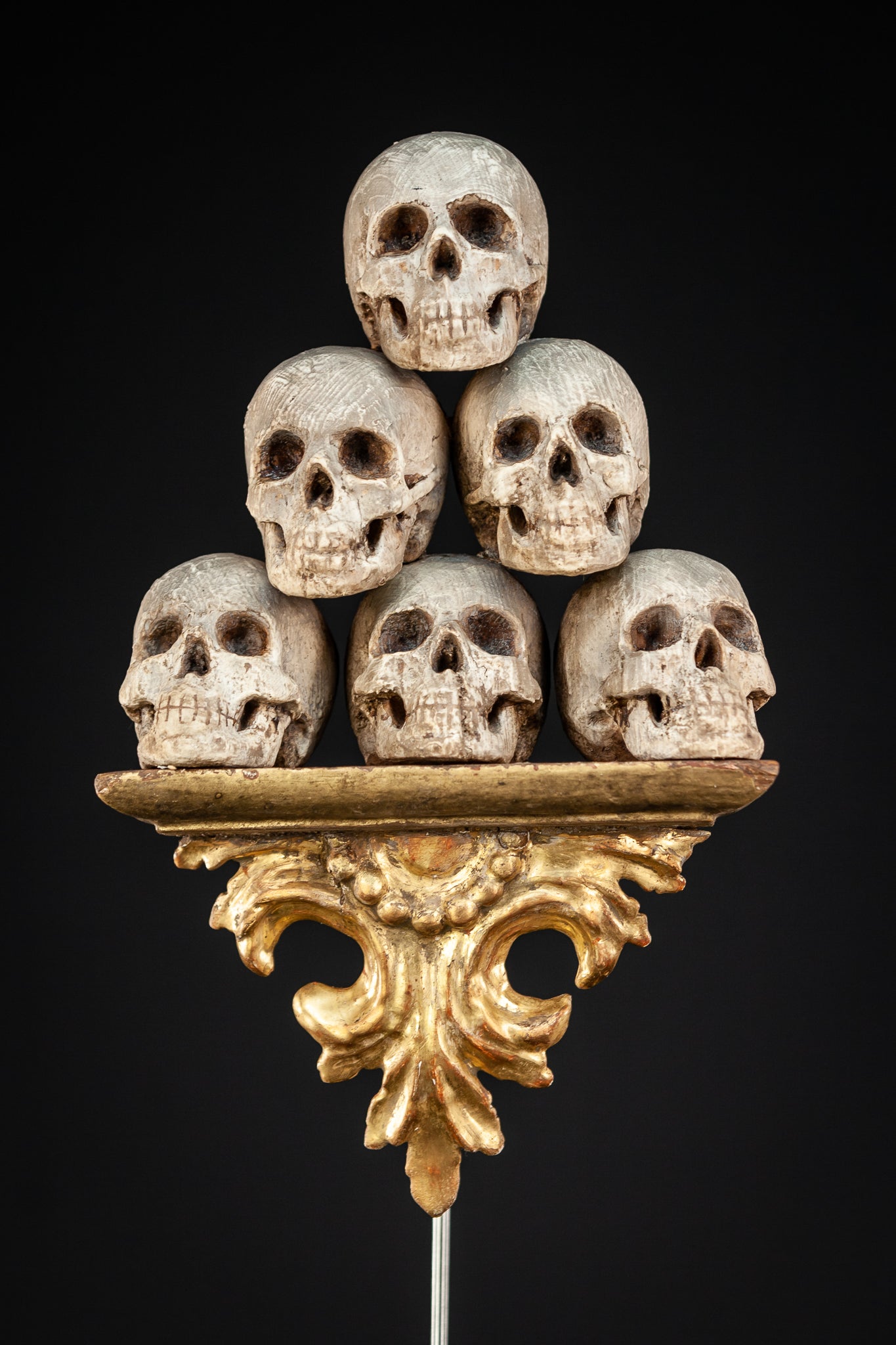 Memento Mori | 6 Skulls 18th Century 13"