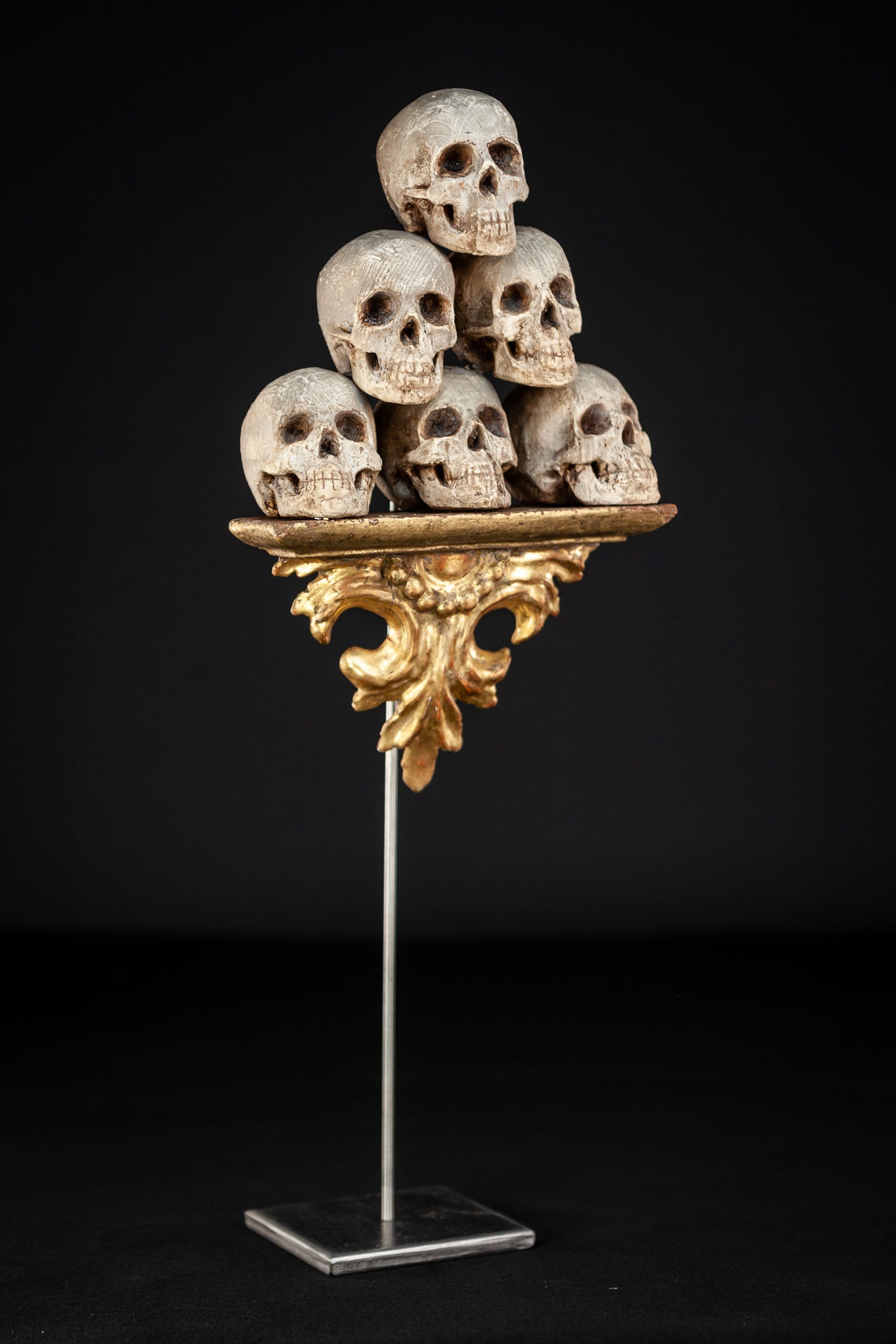 Memento Mori | 6 Skulls 18th Century 13"