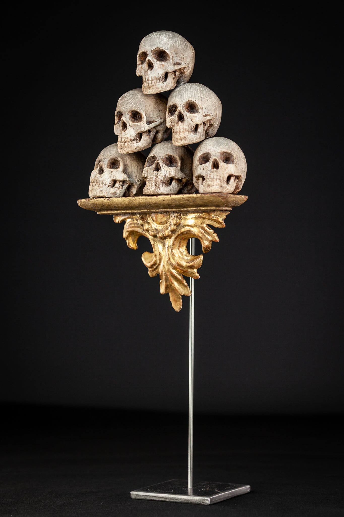 Memento Mori | 6 Skulls 18th Century 13"