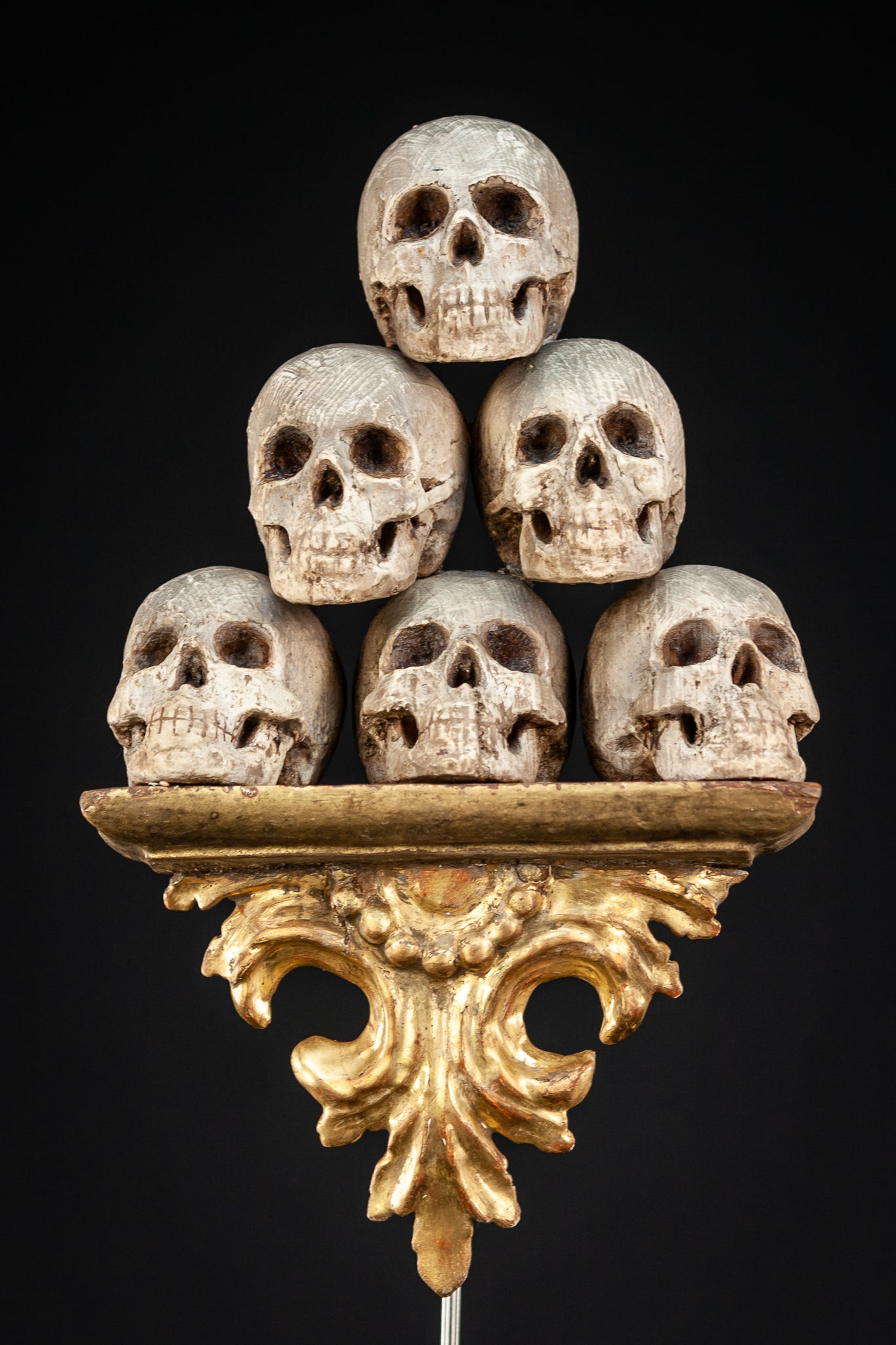 Memento Mori | 6 Skulls 18th Century 13"