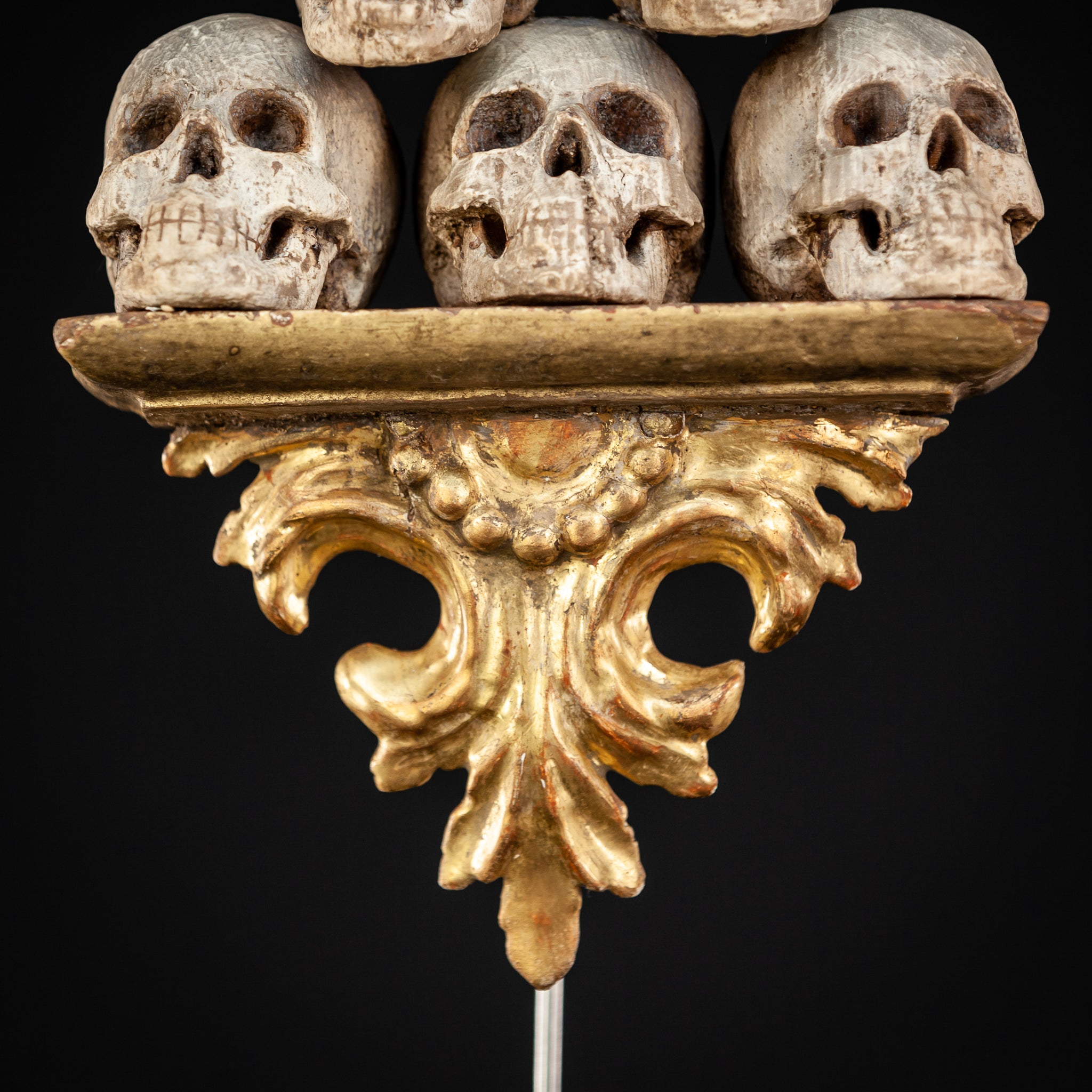 Memento Mori | 6 Skulls 18th Century 13"