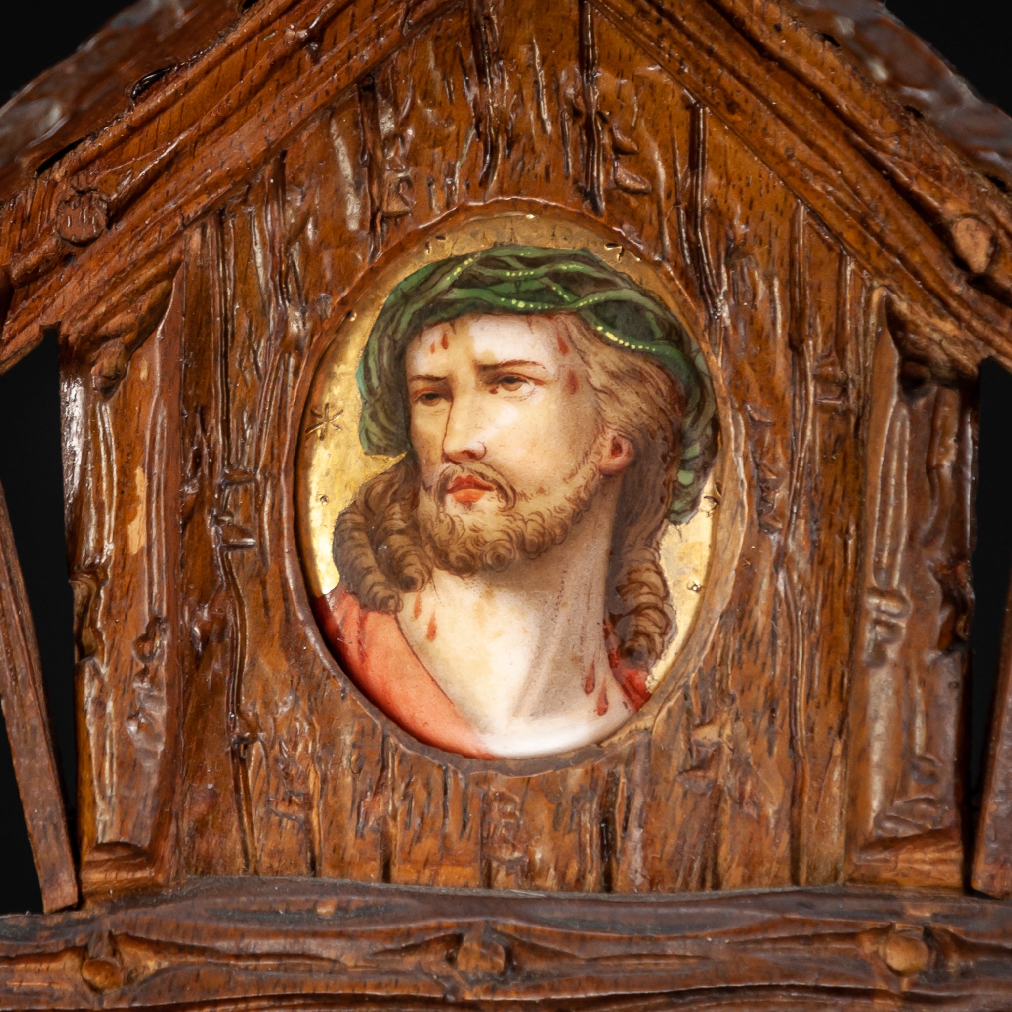 Ecce Homo Icon | Porcelain Painting 11"