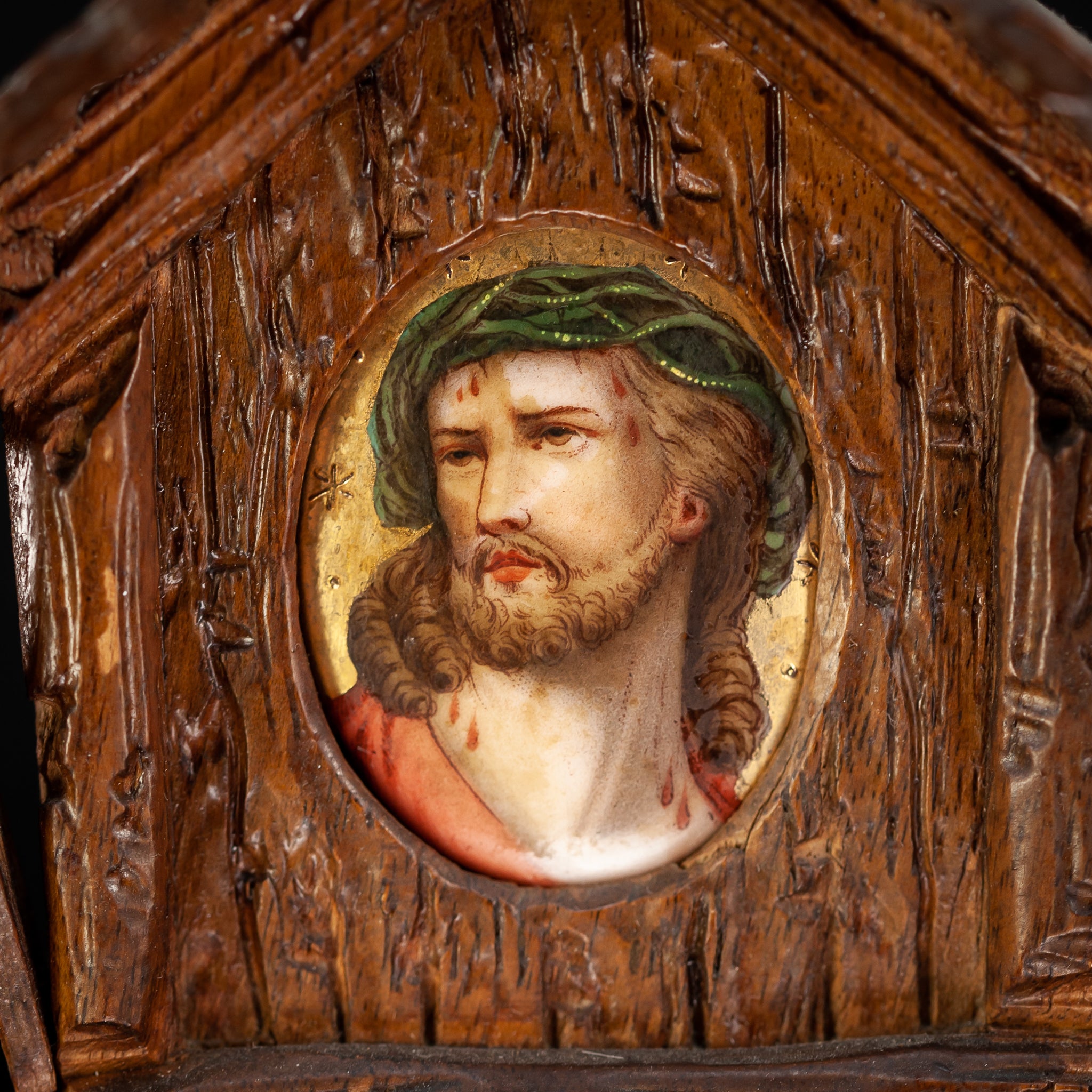 Ecce Homo Icon | Porcelain Painting 11"