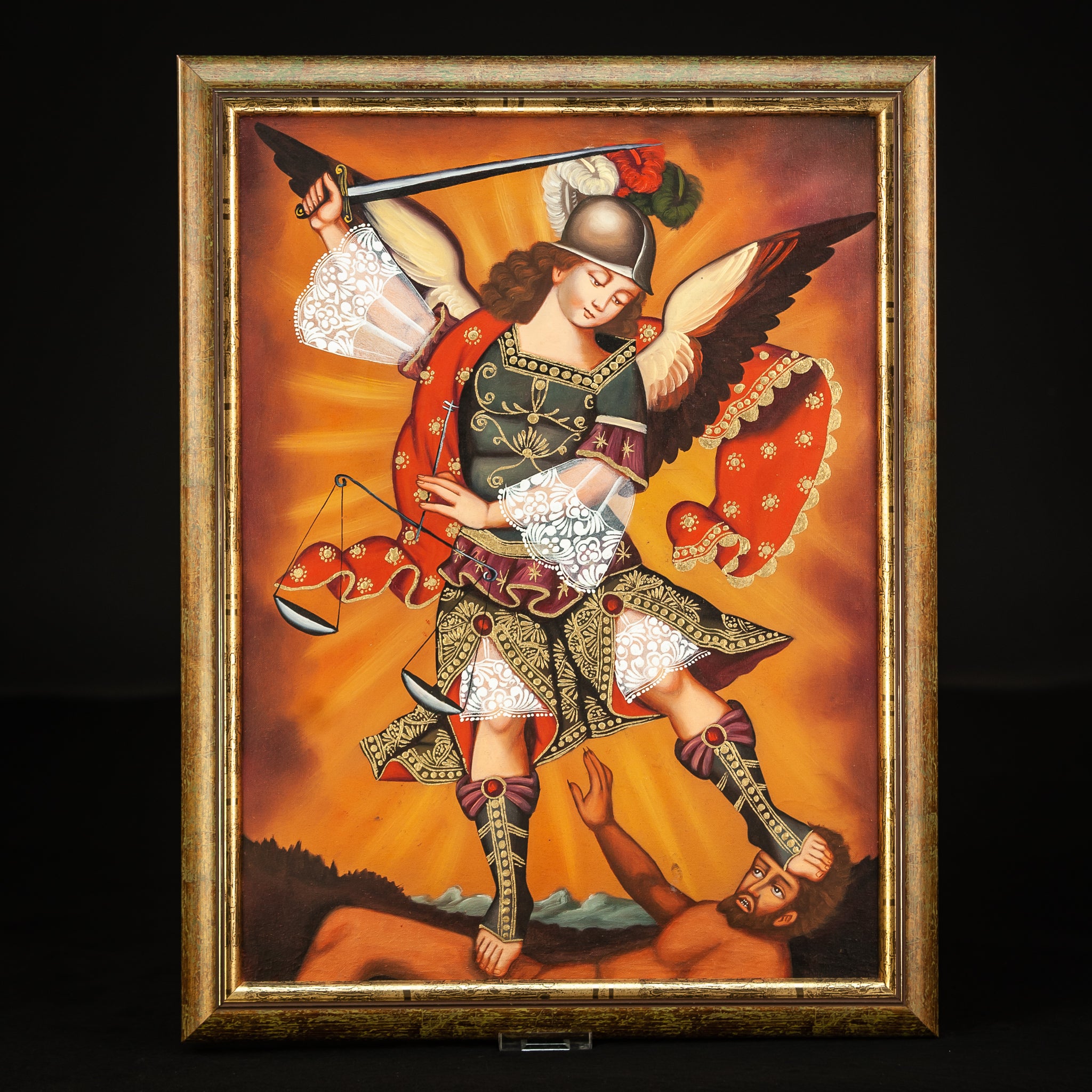 St Michael Cuzco Canvas Painting