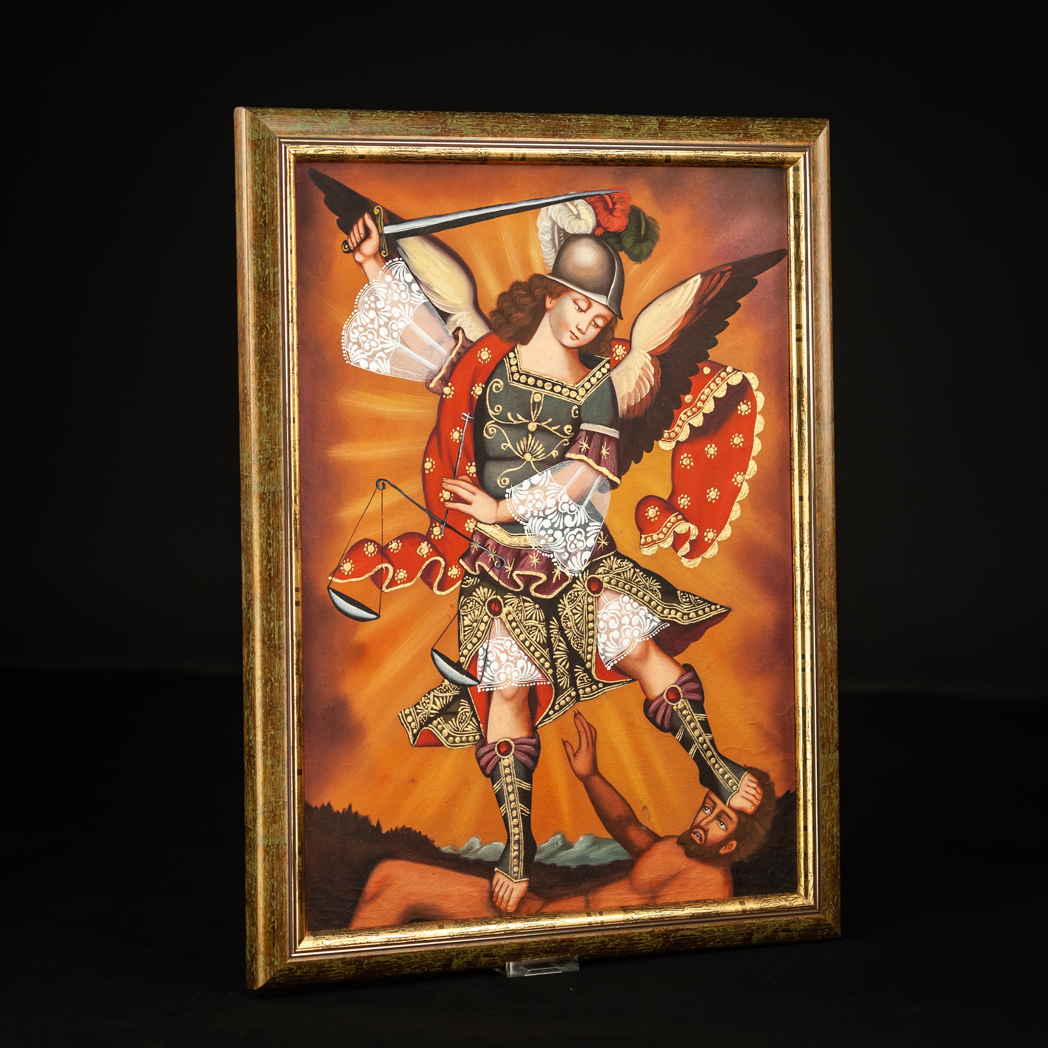 St Michael Cuzco Canvas Painting