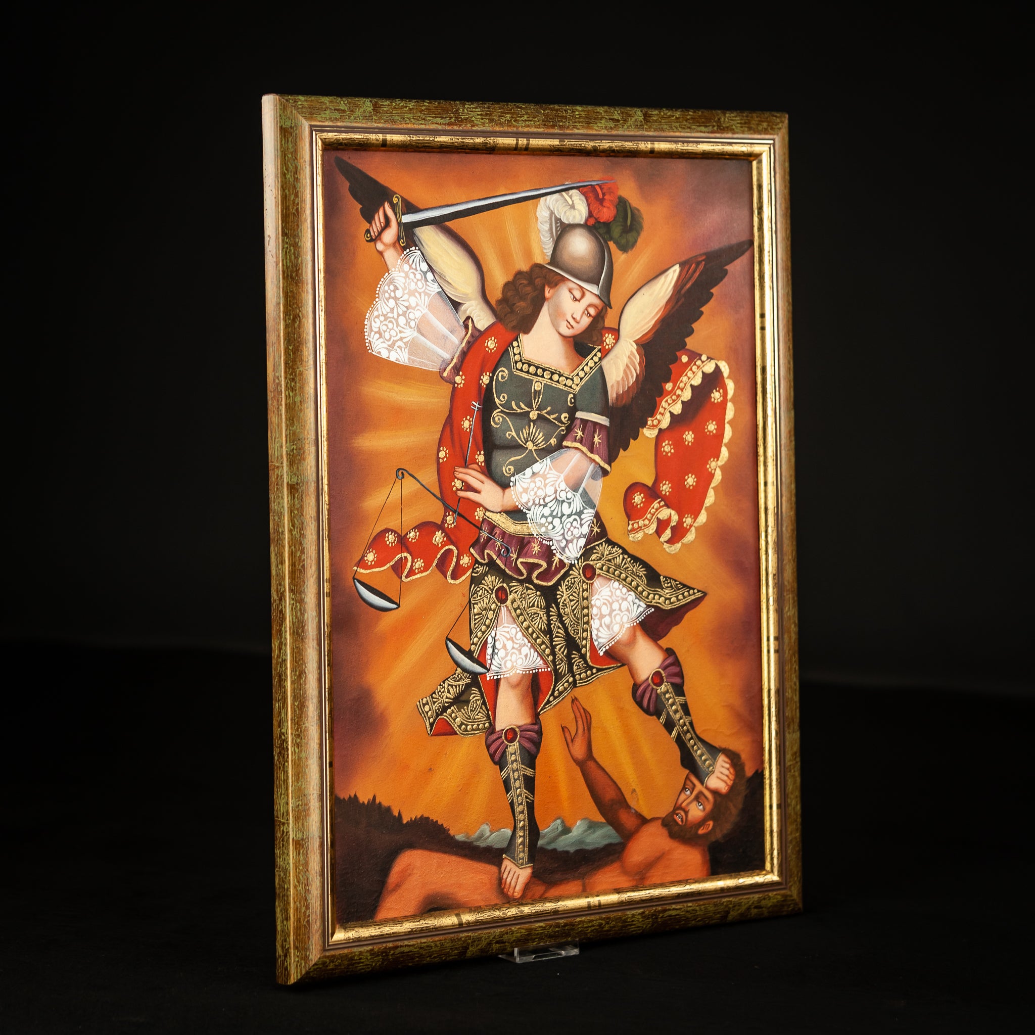 St Michael Cuzco Canvas Painting