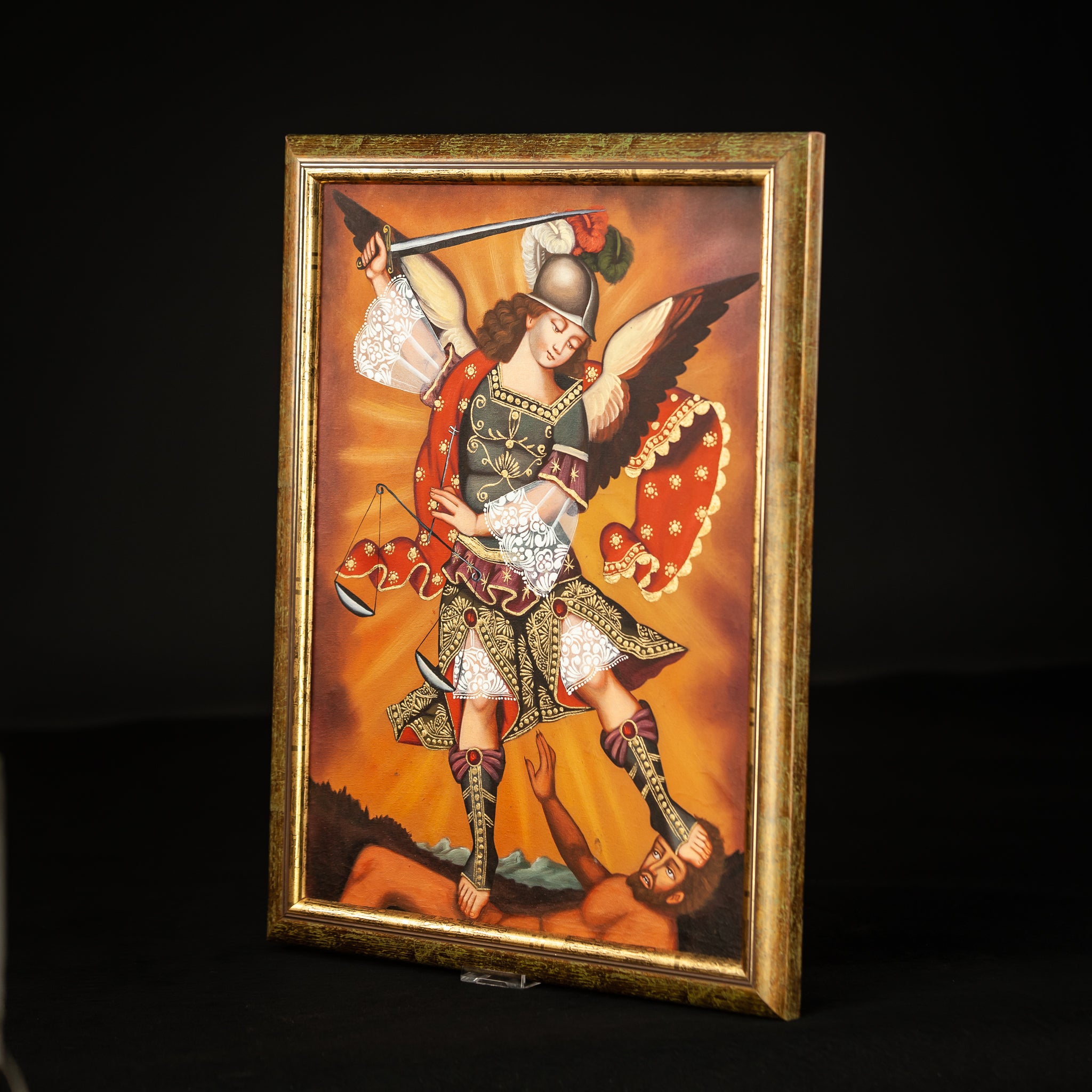 St Michael Cuzco Canvas Painting