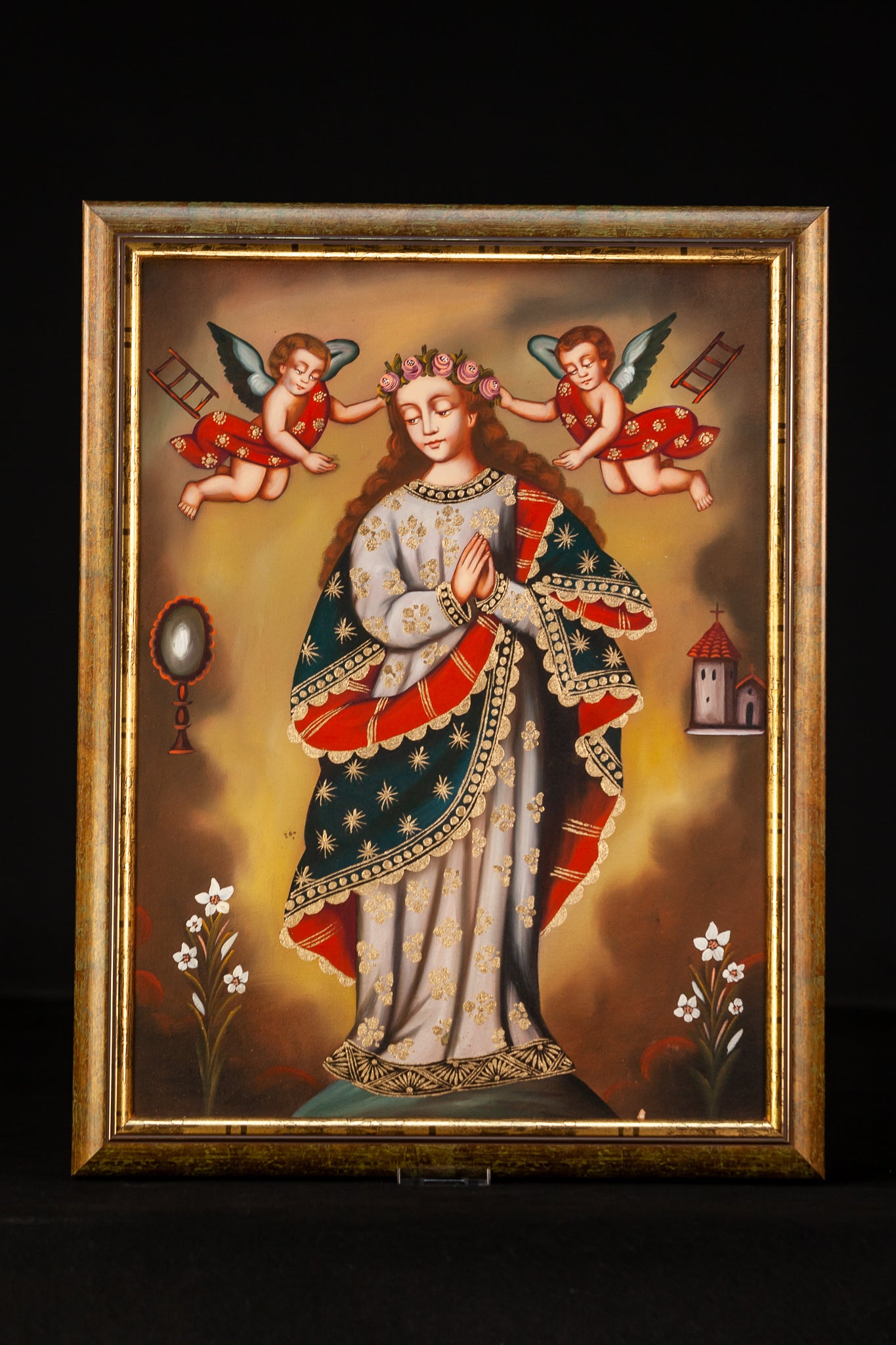  Virgin Mary Cuzco Painting Canvas 4