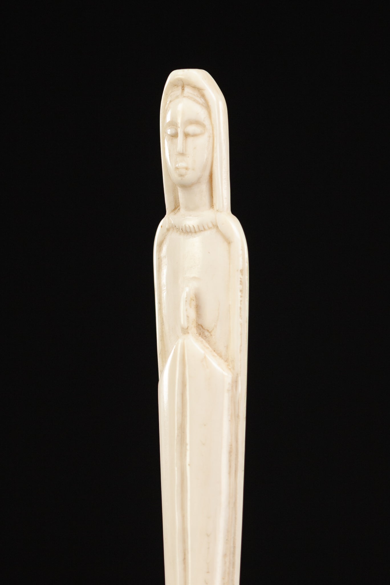 Virgin Mary Dieppe Carving Sculpture