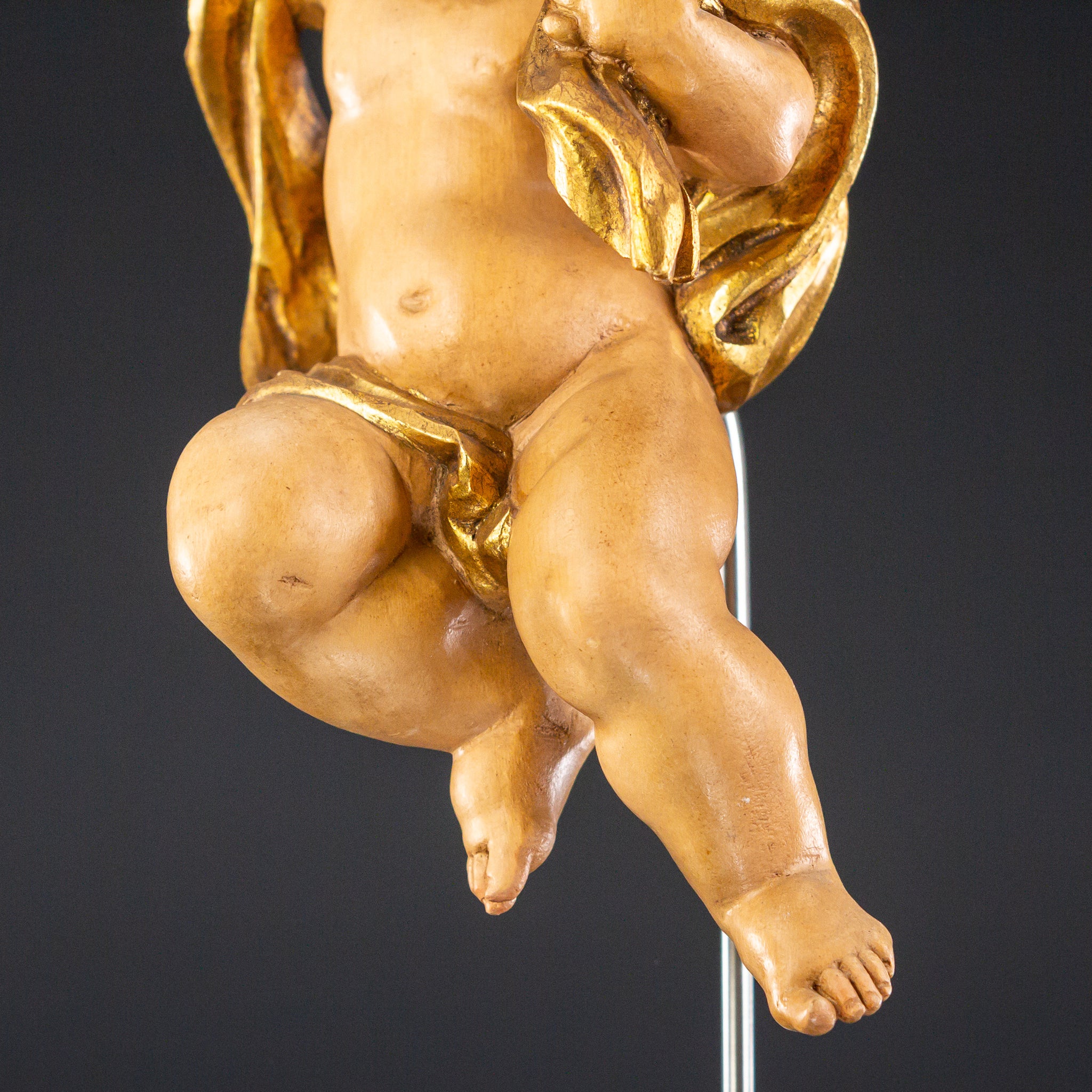 Angel Sculpture | Wood Carving Statue 10"