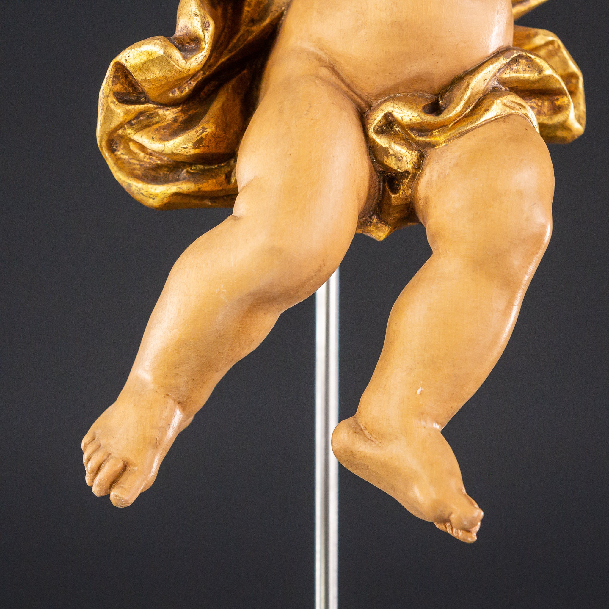 Angel Sculpture | Wood Carving Statue 10.2"