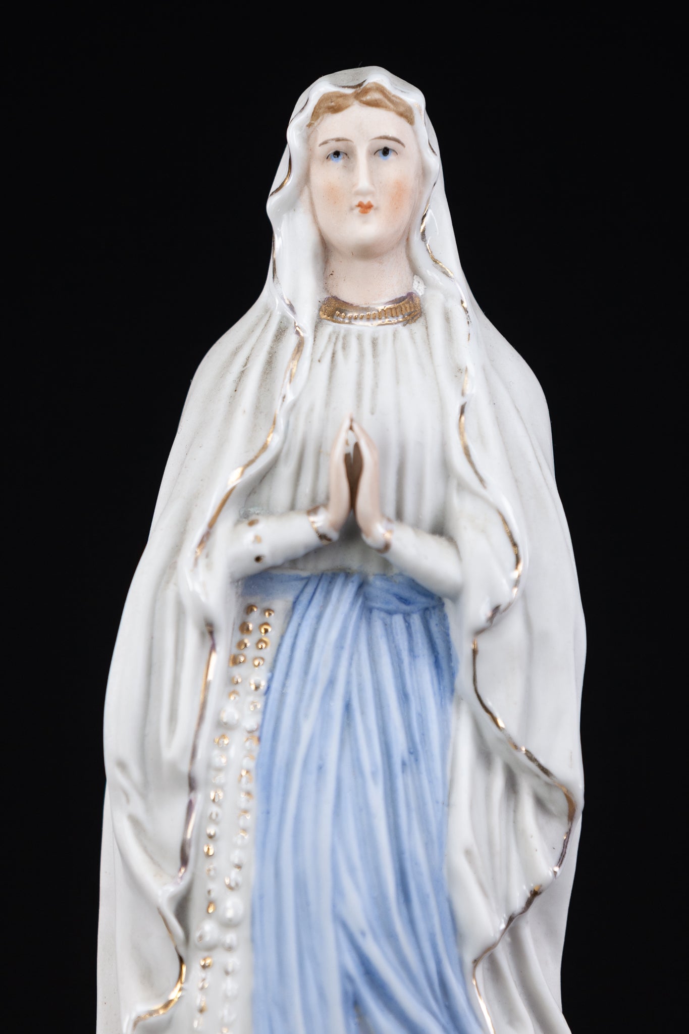 Our Lady of Lourdes Porcelain Figure 12"
