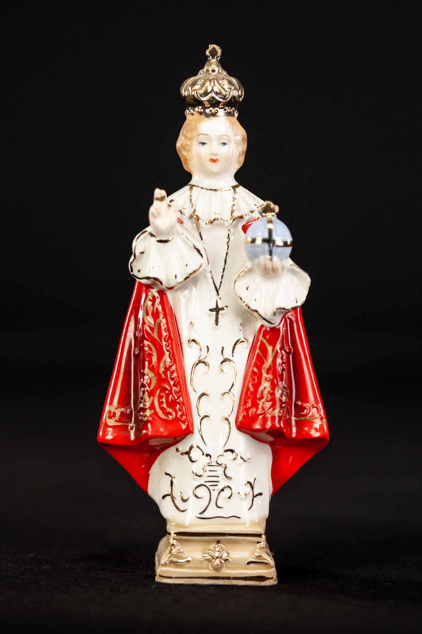  Infant Jesus of Prague Porcelain Statue