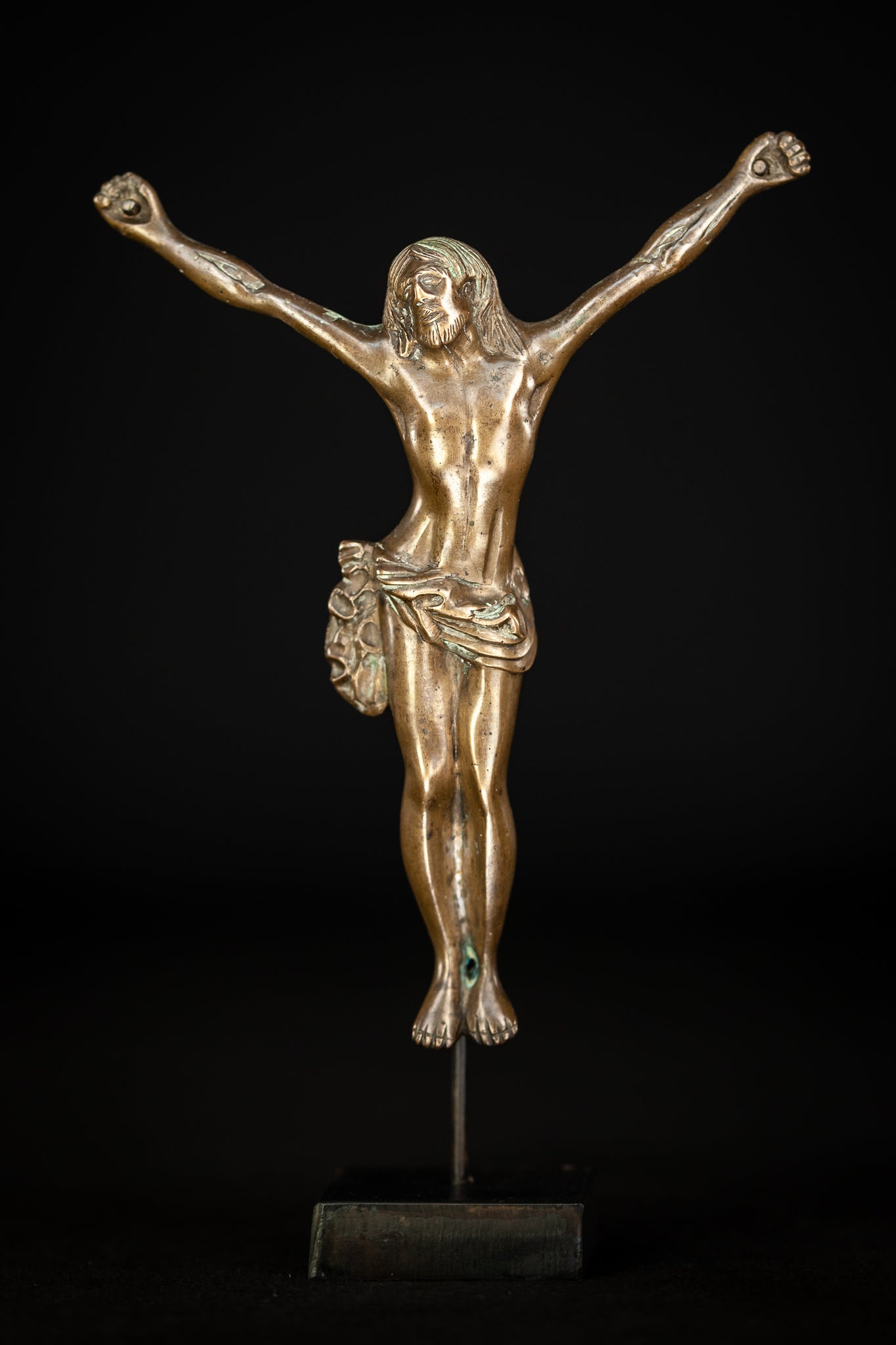  Jesus Christ French Bronze Statue | 1600s