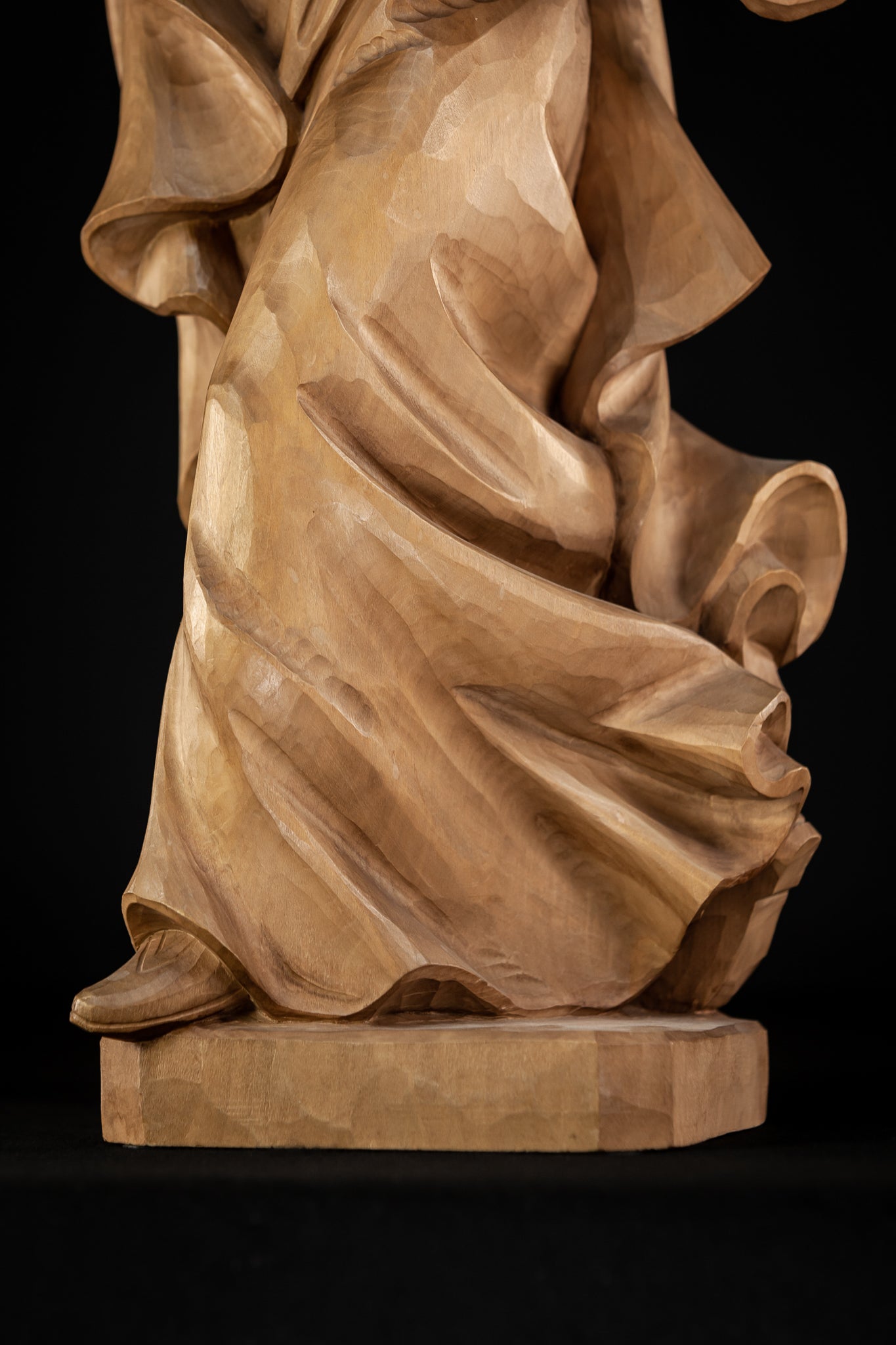 St Elizabeth of Hungary Wood Sculpture 24.4”