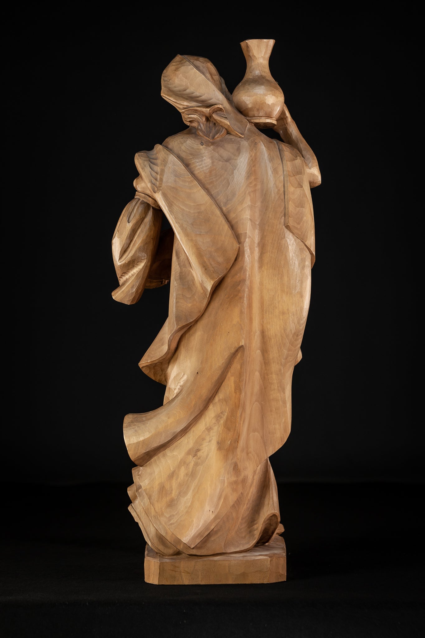 St Elizabeth of Hungary Wood Sculpture 24.4”