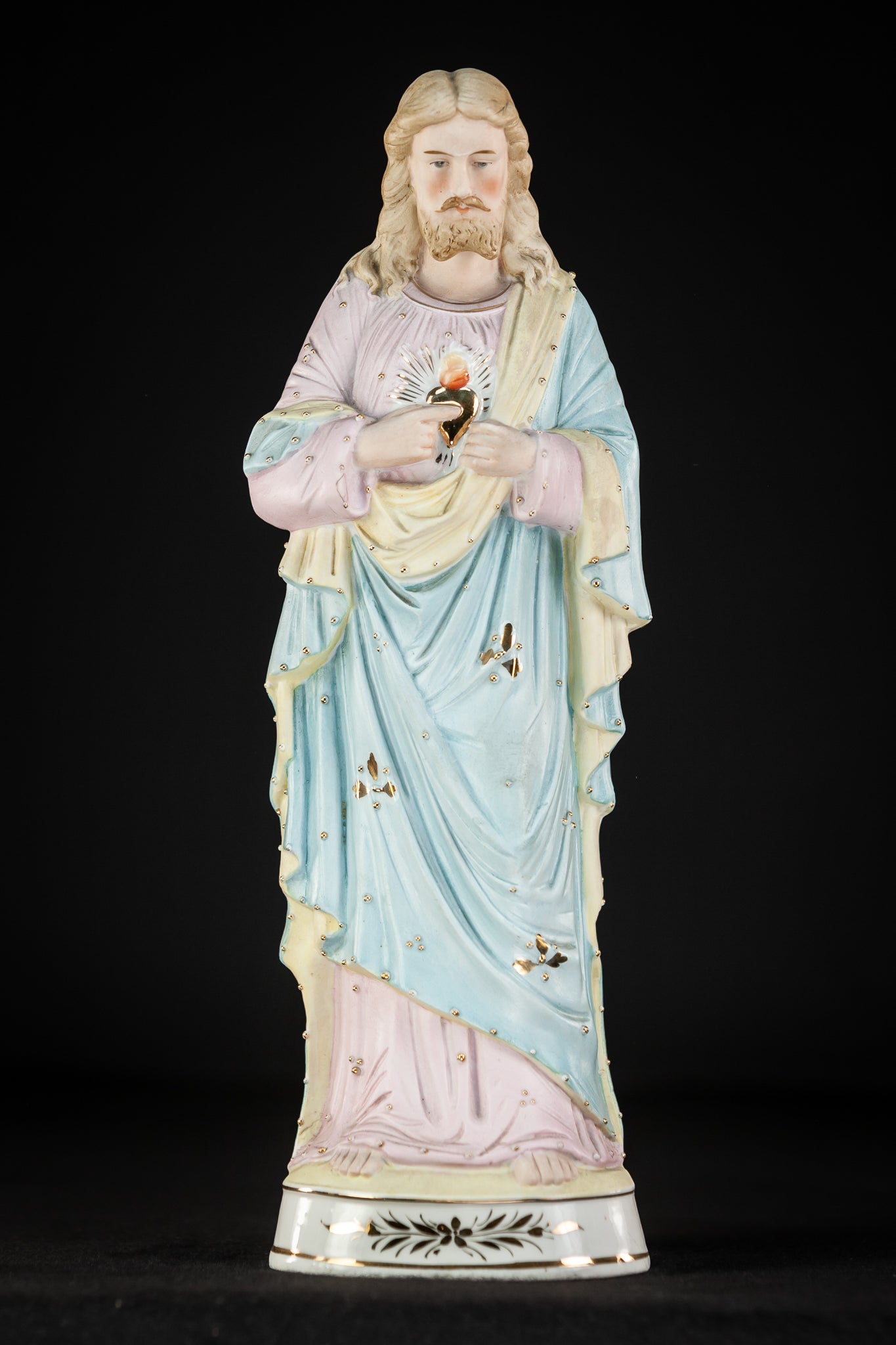 Sacred Heart of Jesus Statue |  Porcelain | 13.8"