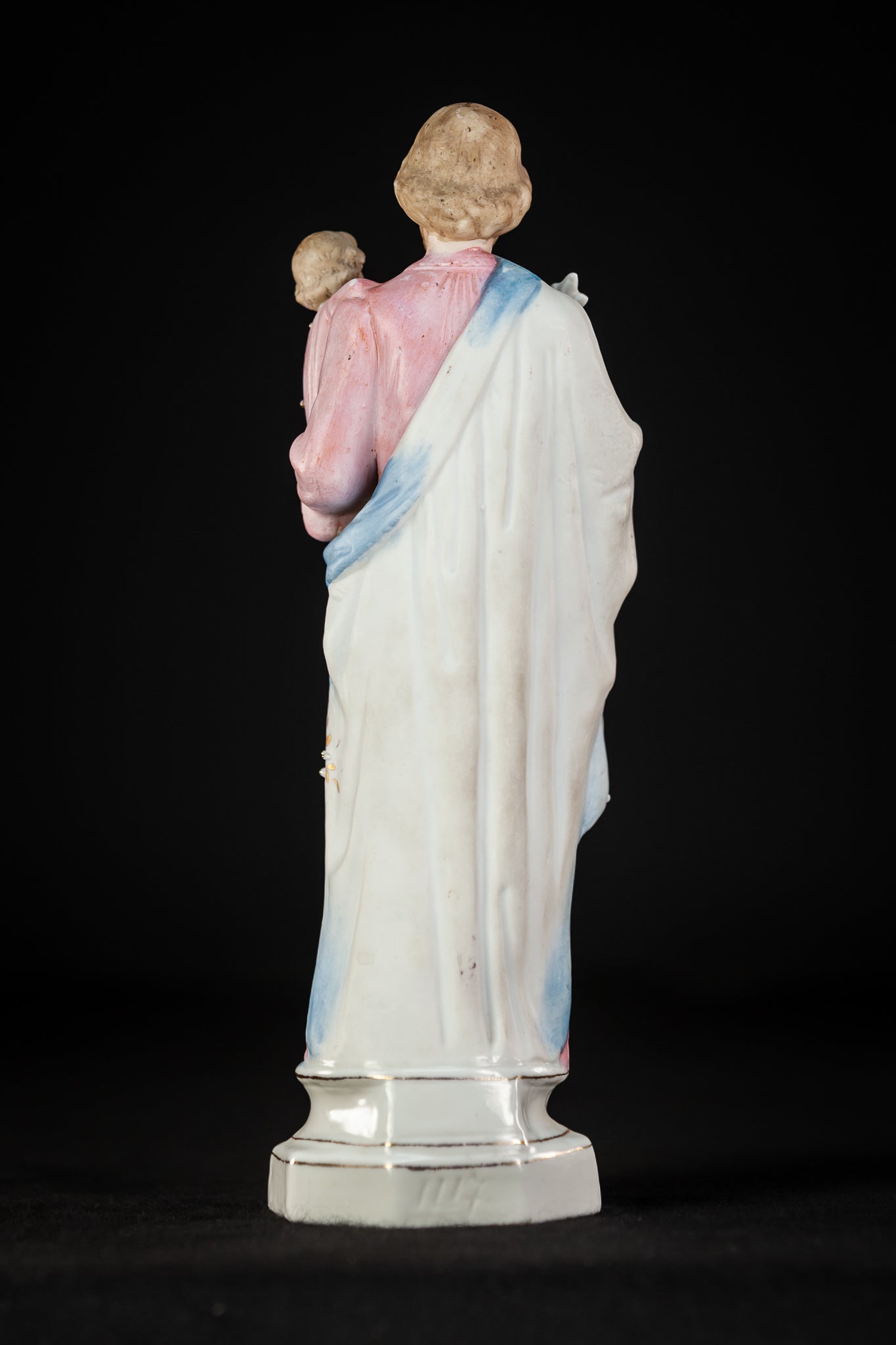 St Joseph with Child Jesus Porcelain Statue | 6.9"