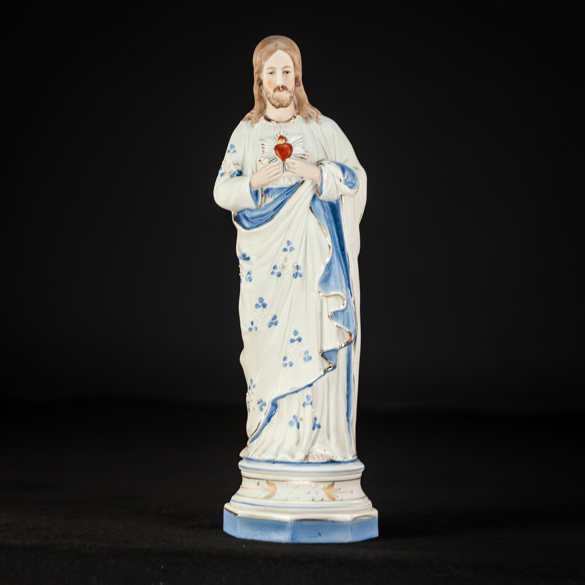 Sacred Heart of Jesus Statue |  Porcelain | 12.2"