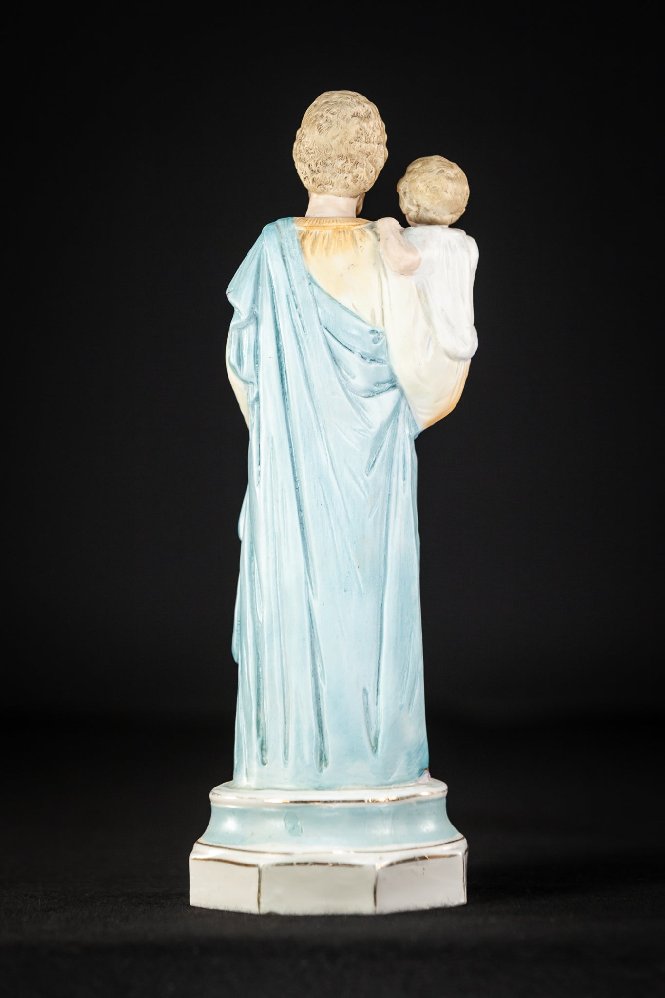 St Joseph with Child Jesus Porcelain Statue | 10.6"