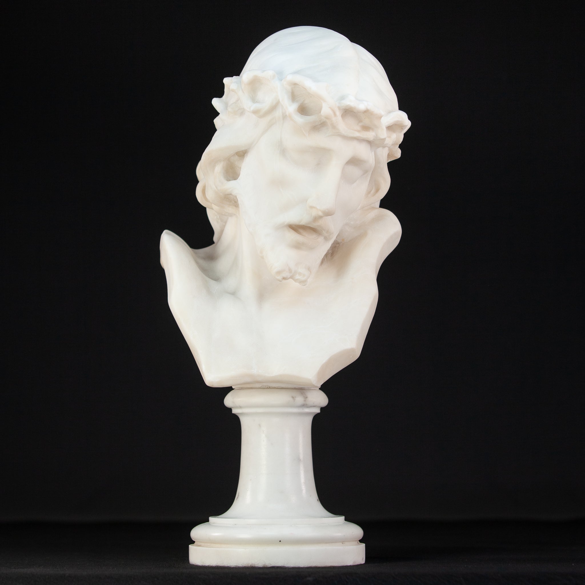 Ecce Homo Alabaster Sculpture | 17.7"