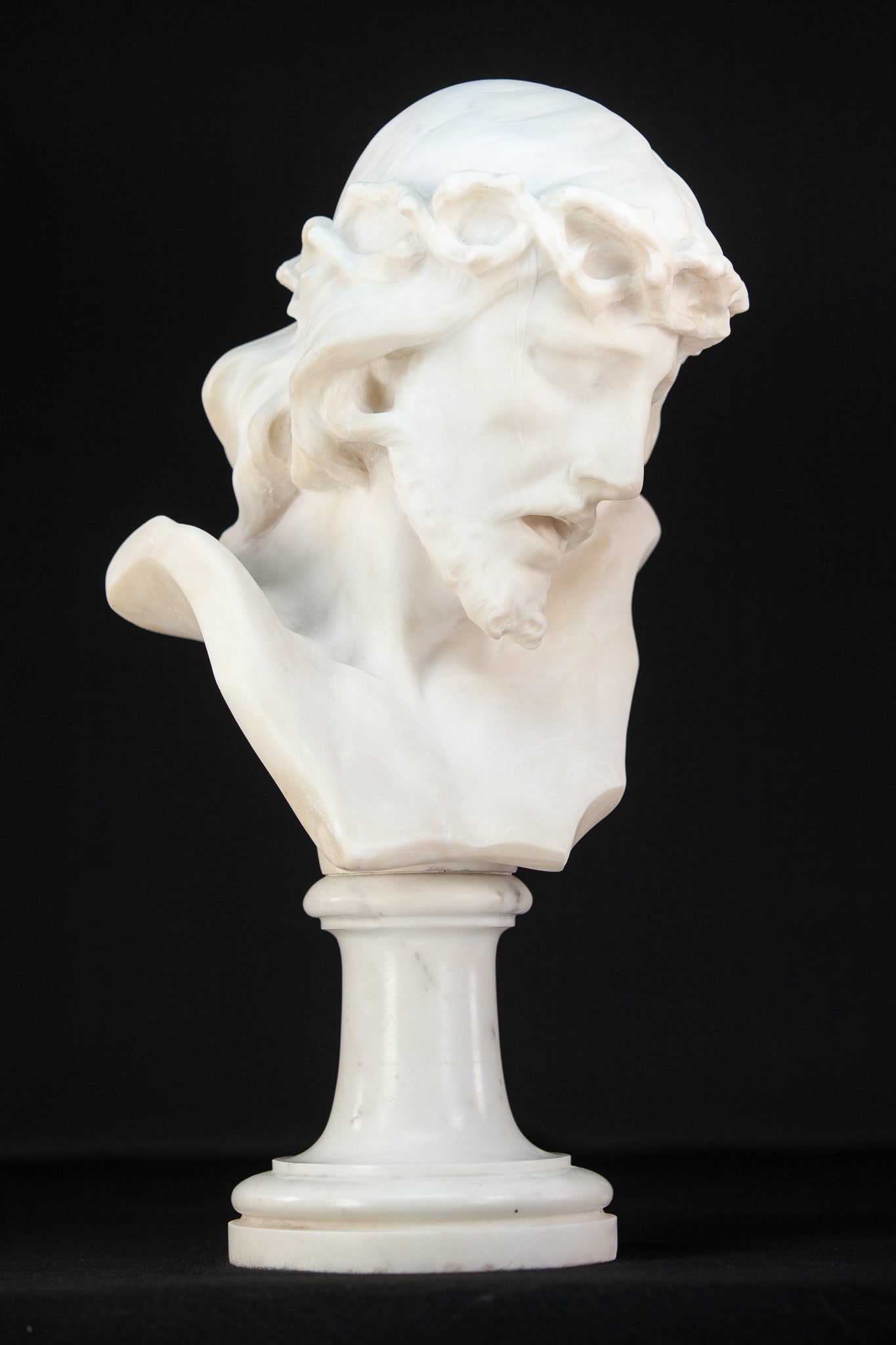 Ecce Homo Alabaster Sculpture | 17.7"