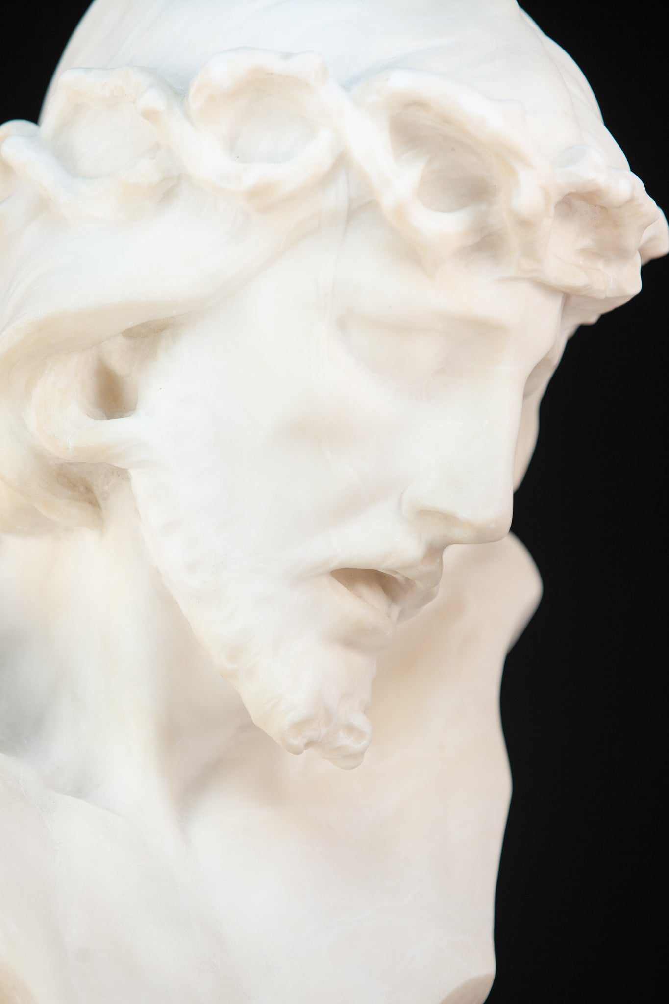 Ecce Homo Alabaster Sculpture | 17.7"