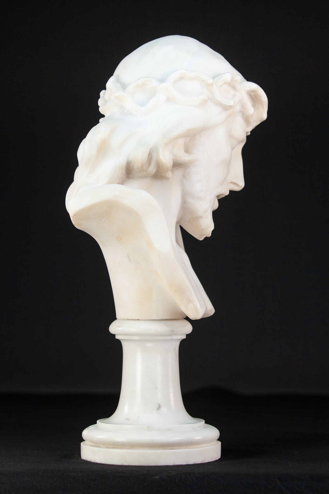 Ecce Homo Alabaster Sculpture | 17.7"