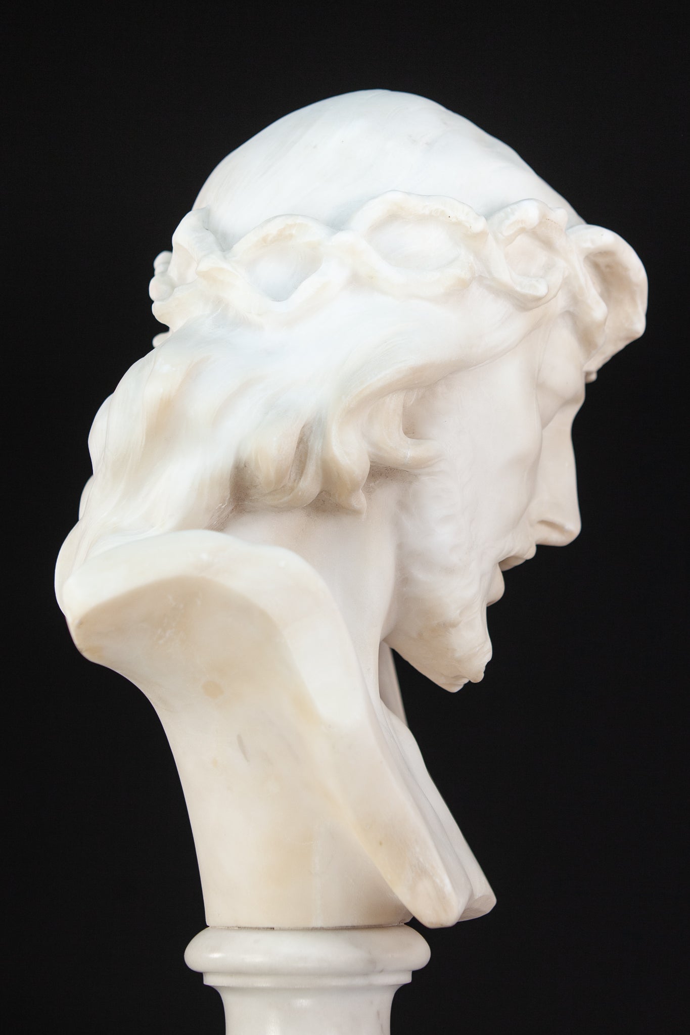 Ecce Homo Alabaster Sculpture | 17.7"