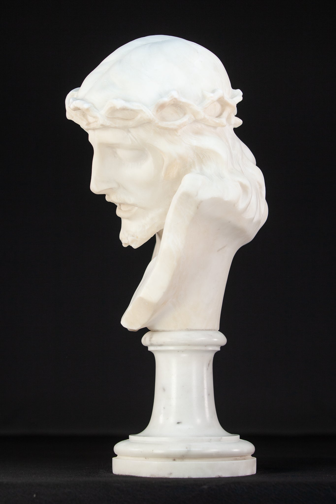 Ecce Homo Alabaster Sculpture | 17.7"