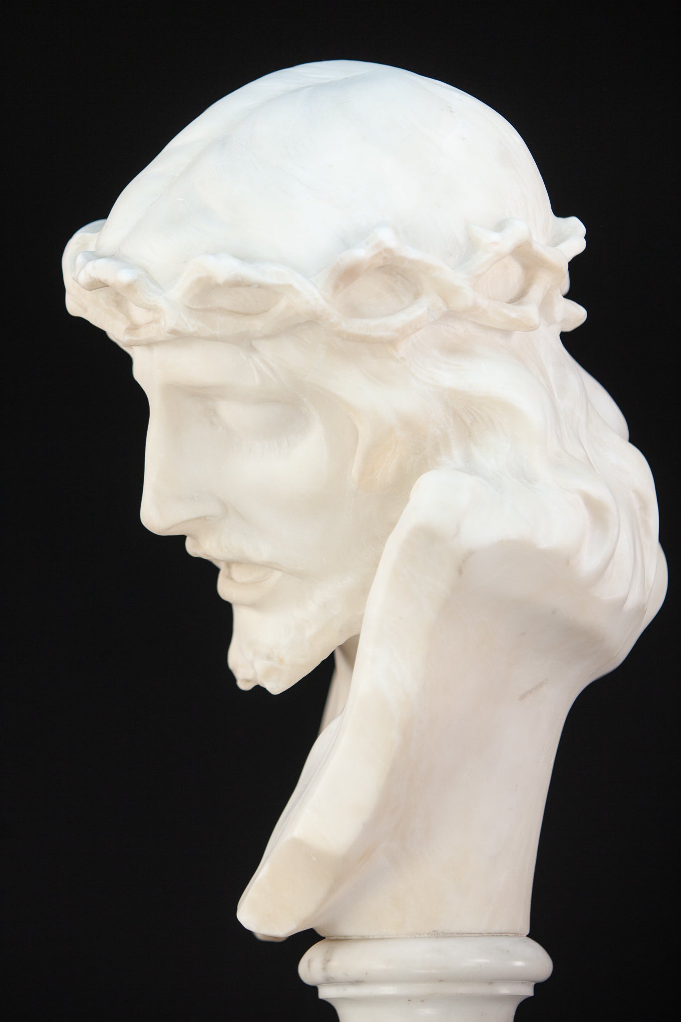 Ecce Homo Alabaster Sculpture | 17.7"