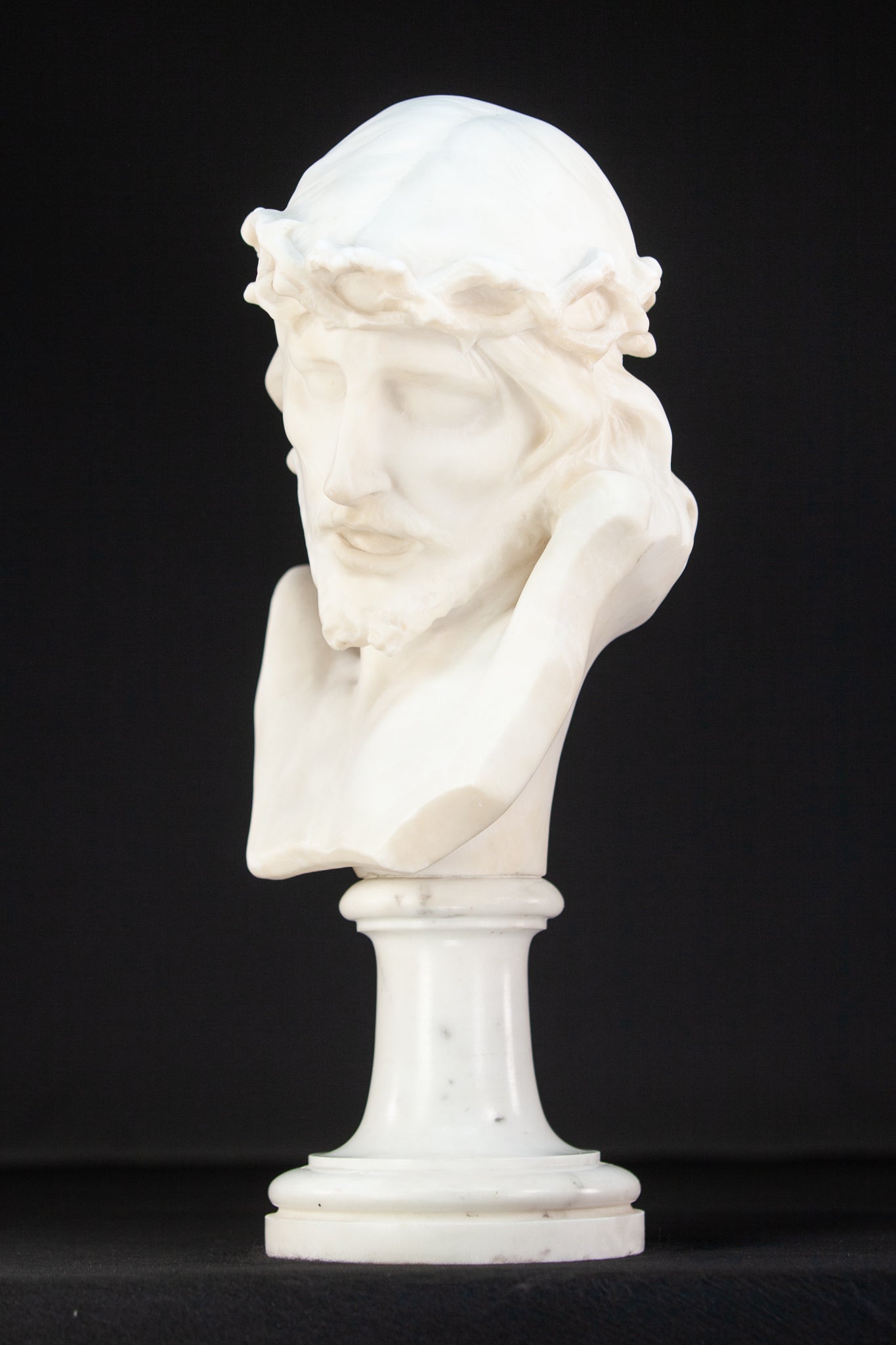 Ecce Homo Alabaster Sculpture | 17.7"