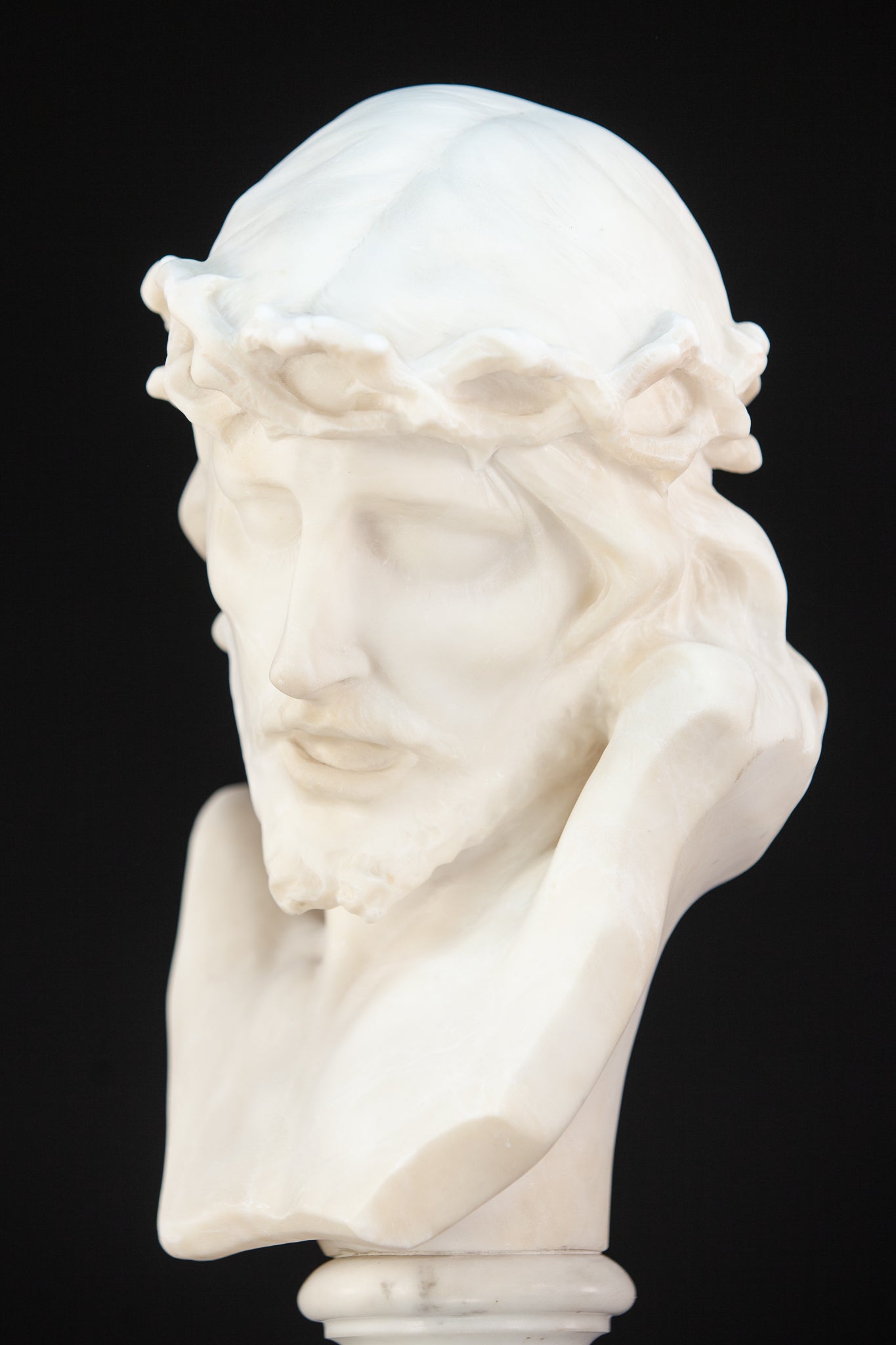 Ecce Homo Alabaster Sculpture | 17.7"