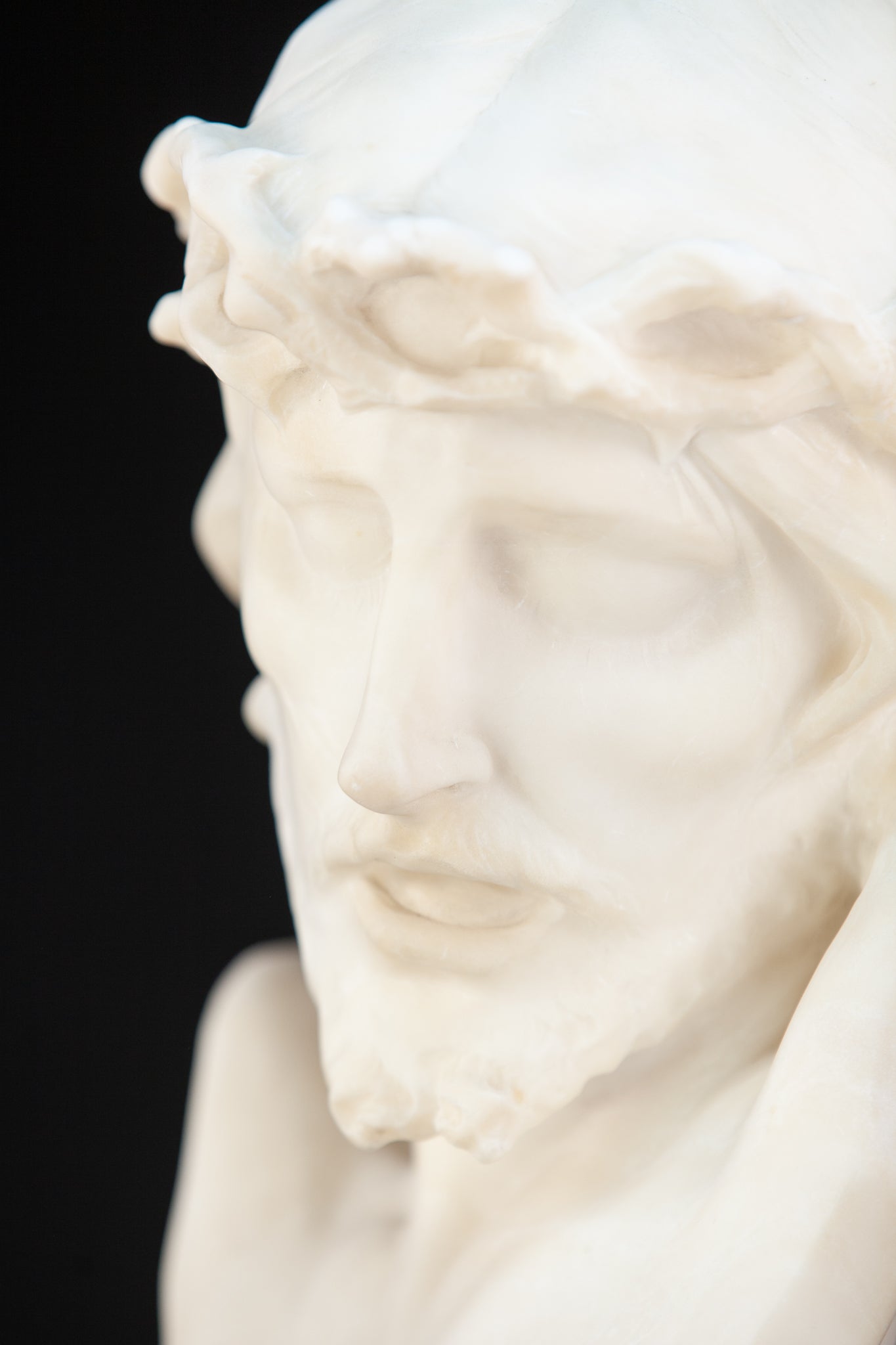 Ecce Homo Alabaster Sculpture | 17.7"