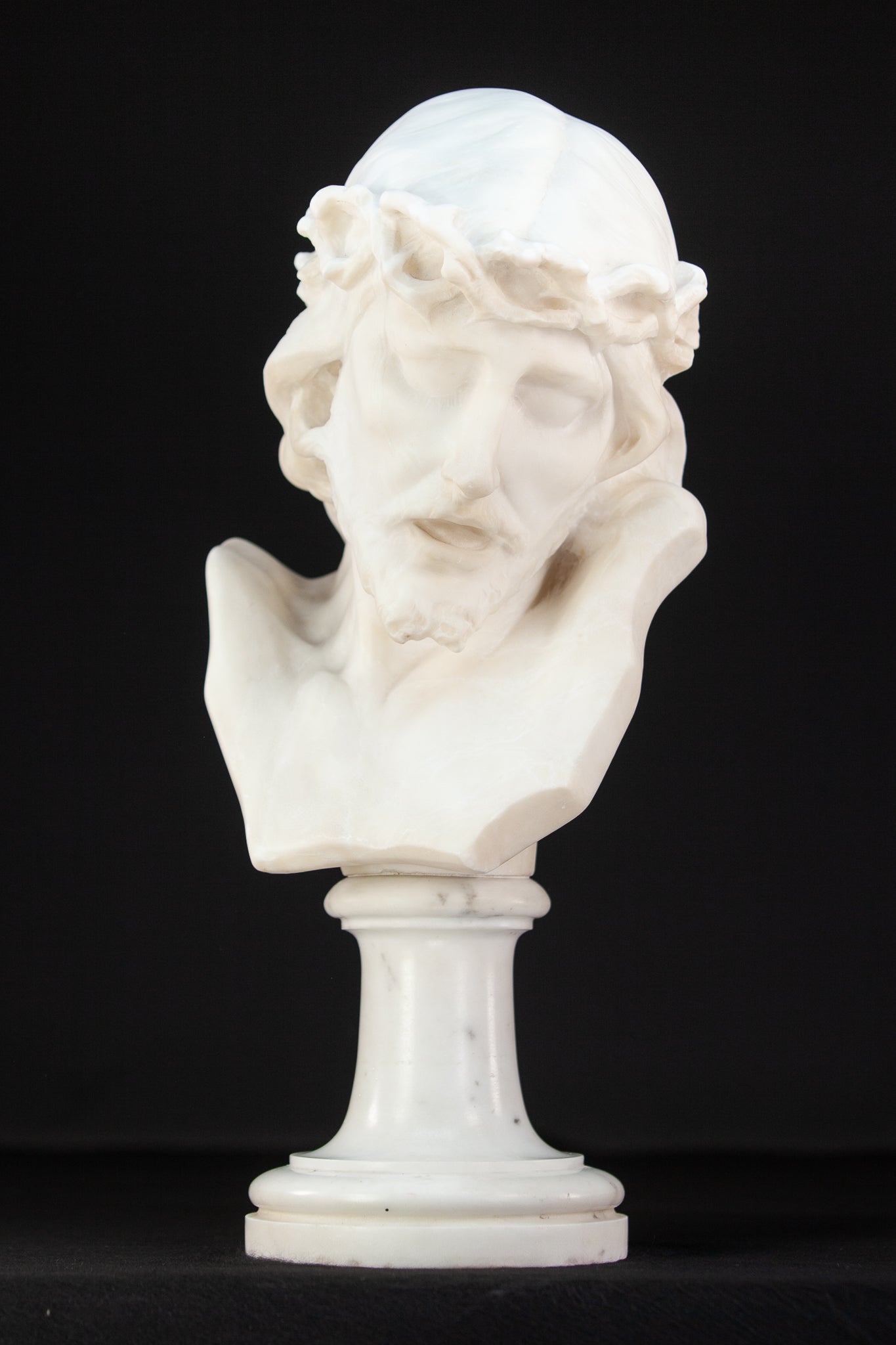 Ecce Homo Alabaster Sculpture | 17.7"